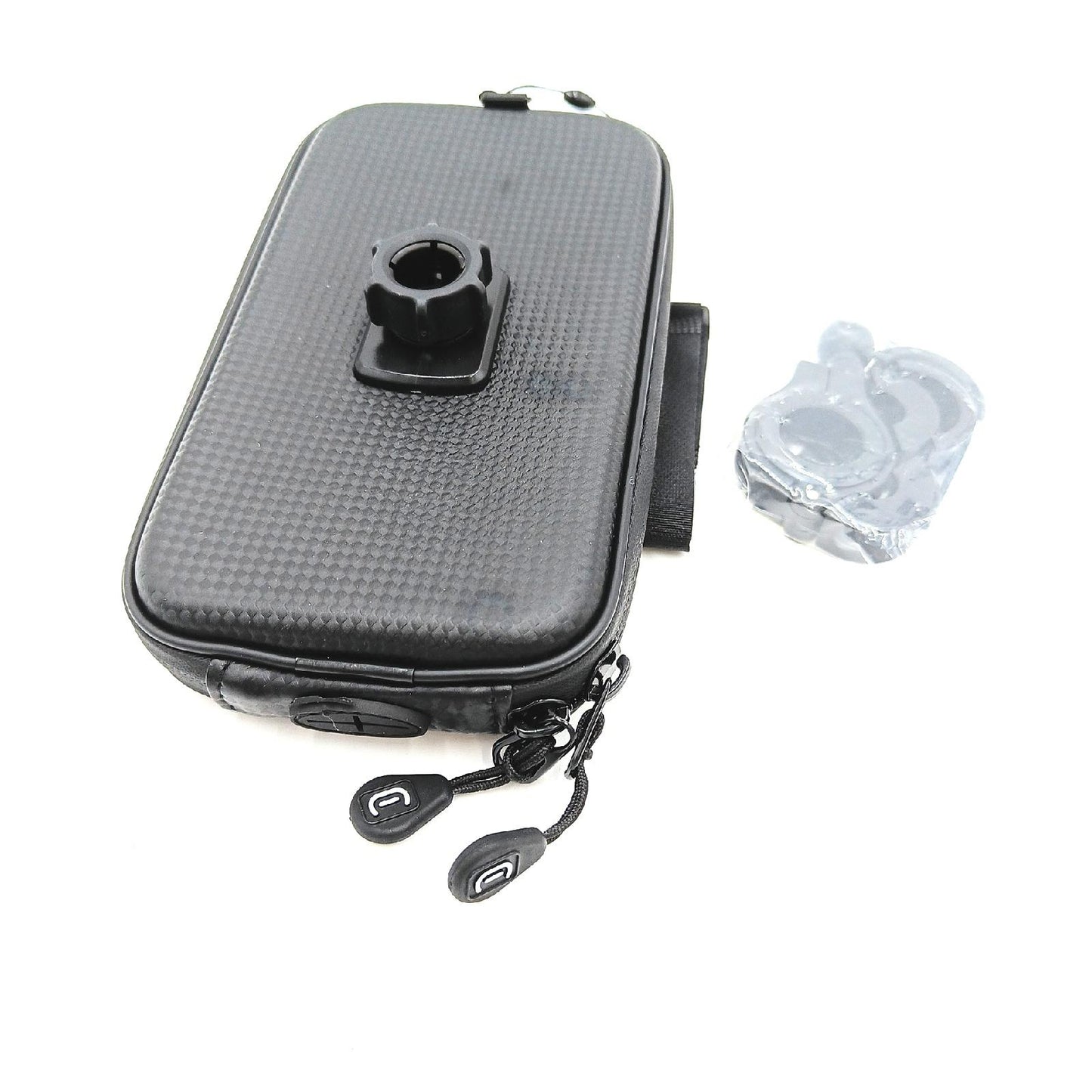 cellularline | Rider Shield - Universal | Runder Lenker, wasserdichter Smartphone-Halter für Motorräder und Fahrräder – Sonnenblende – 360-Grad-Drehung