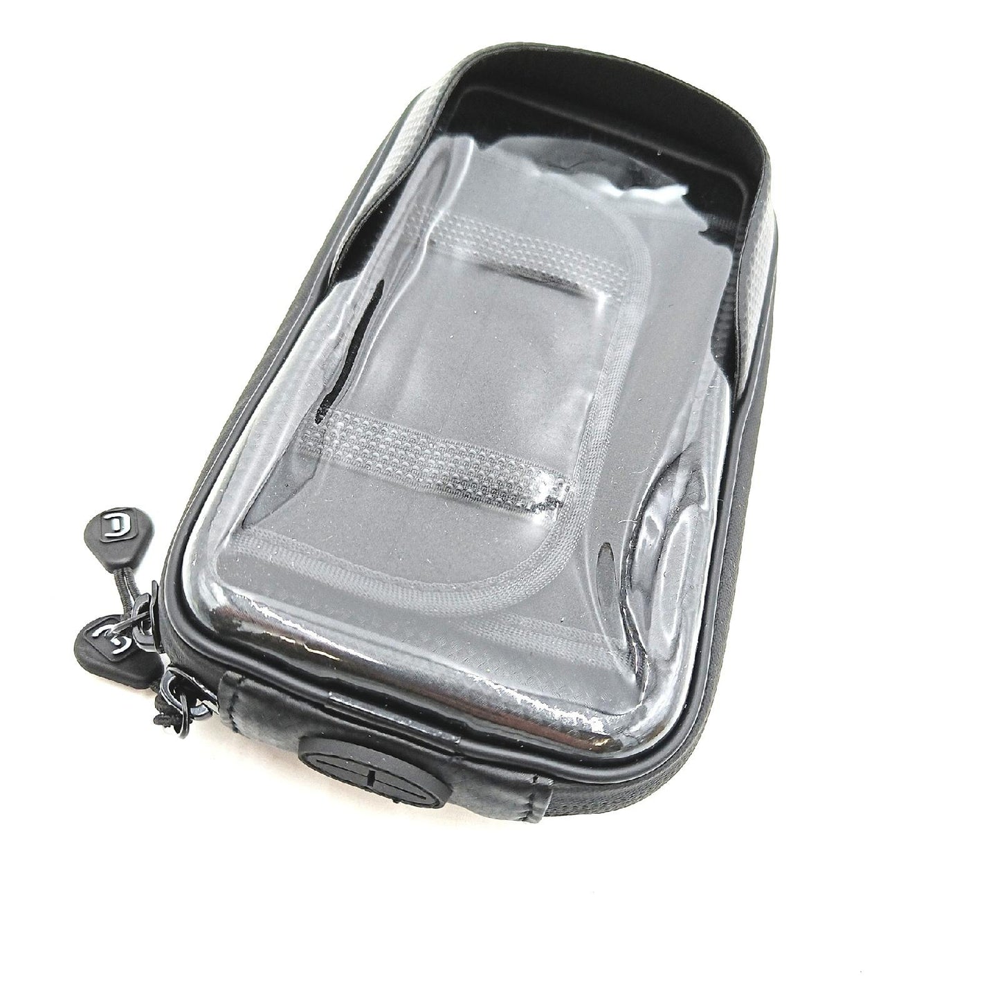 cellularline | Rider Shield - Universal | Runder Lenker, wasserdichter Smartphone-Halter für Motorräder und Fahrräder – Sonnenblende – 360-Grad-Drehung