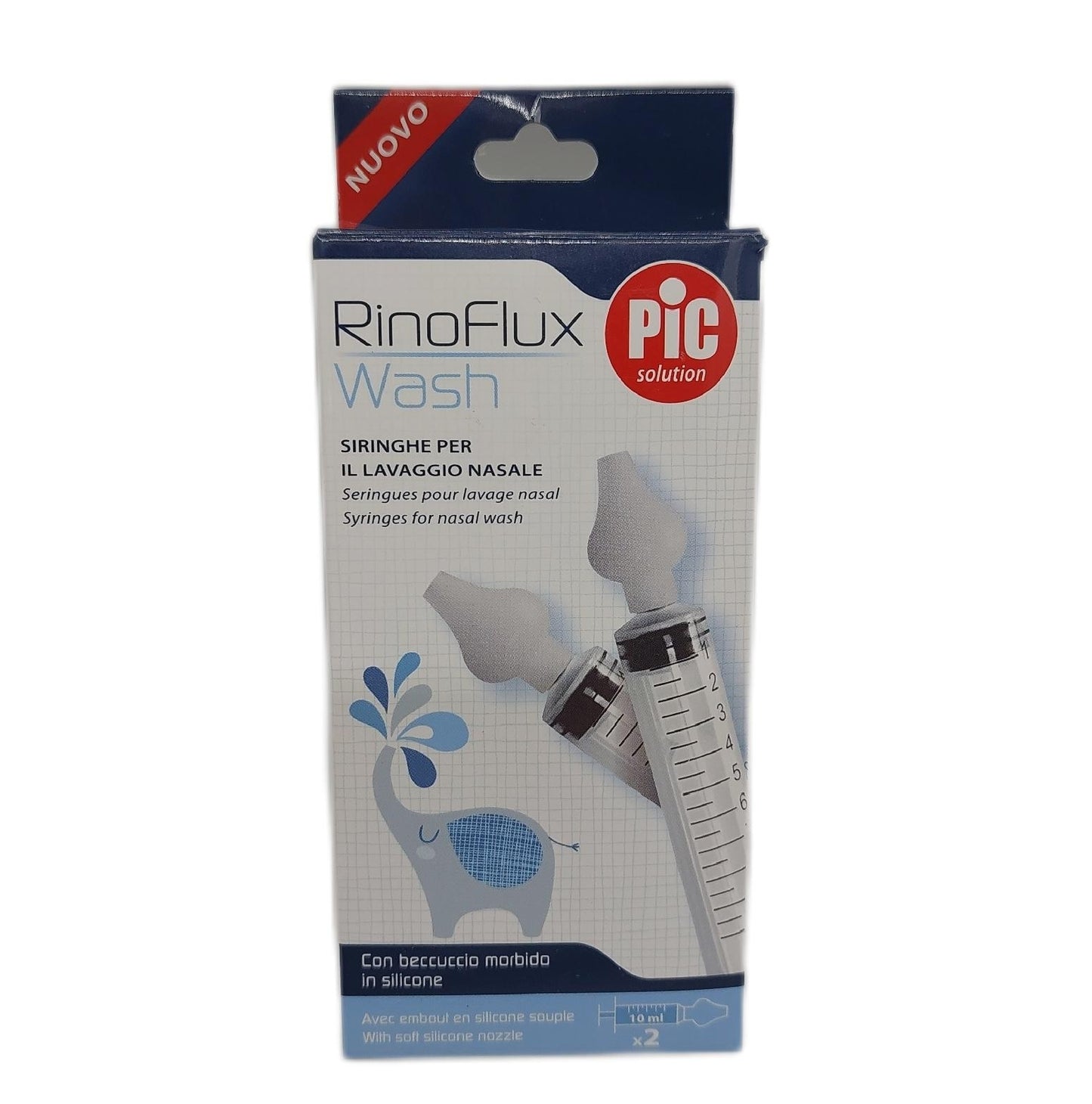 Pic Solution  Spritzen für die Nasenspülung mit weicher Silikondüse