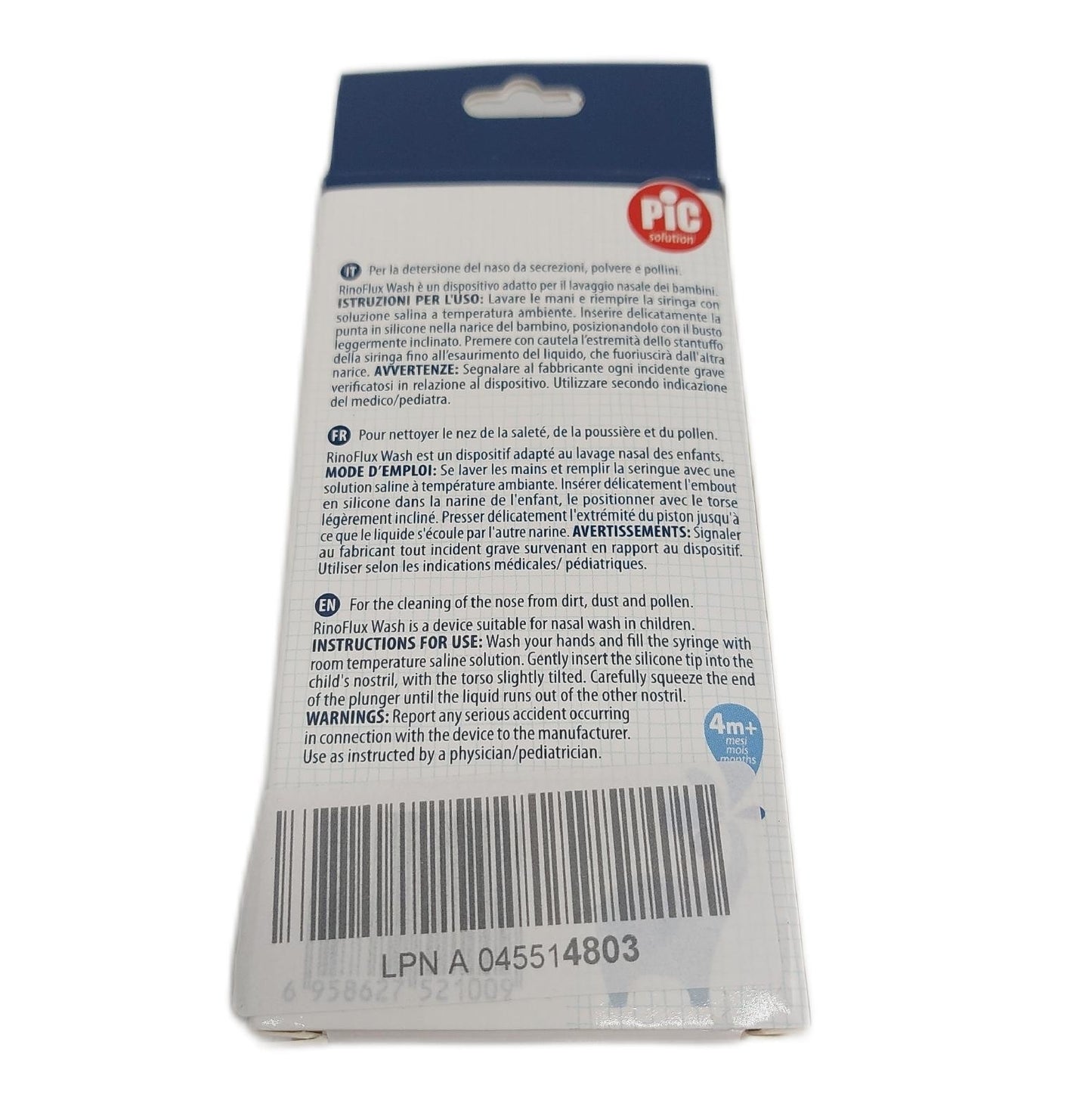 Pic Solution  Spritzen für die Nasenspülung mit weicher Silikondüse