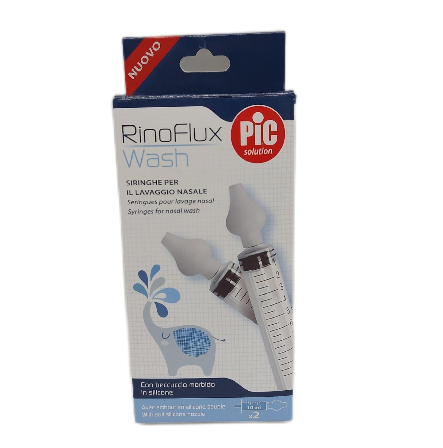 Pic Solution  Spritzen für die Nasenspülung mit weicher Silikondüse