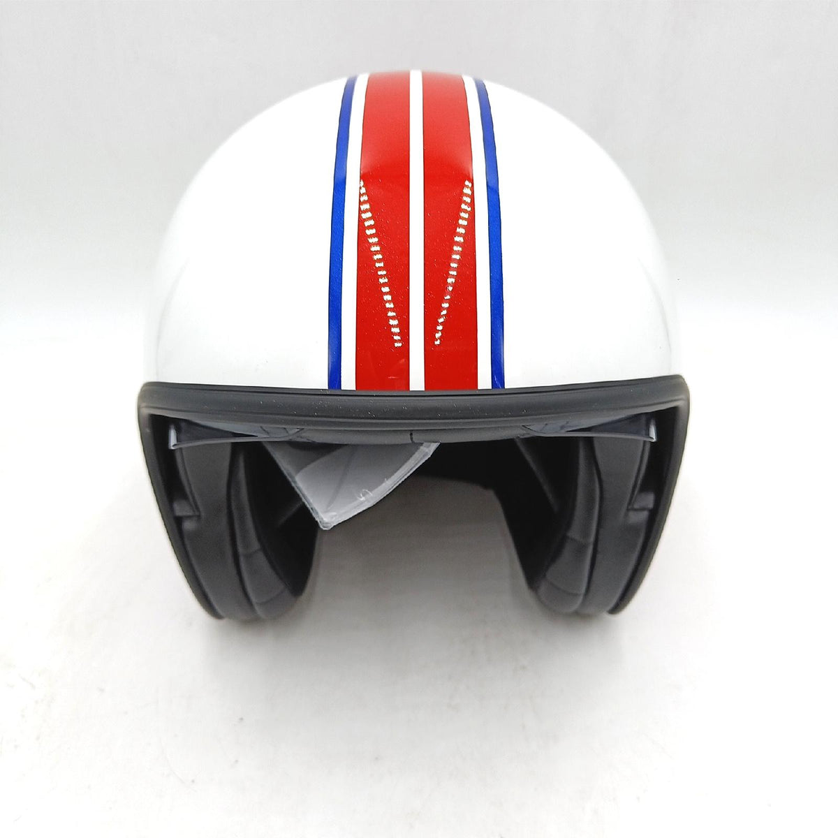 Motorradhelm HJC V30 SENTI MC21  Weiss/Rot/Blau  XS