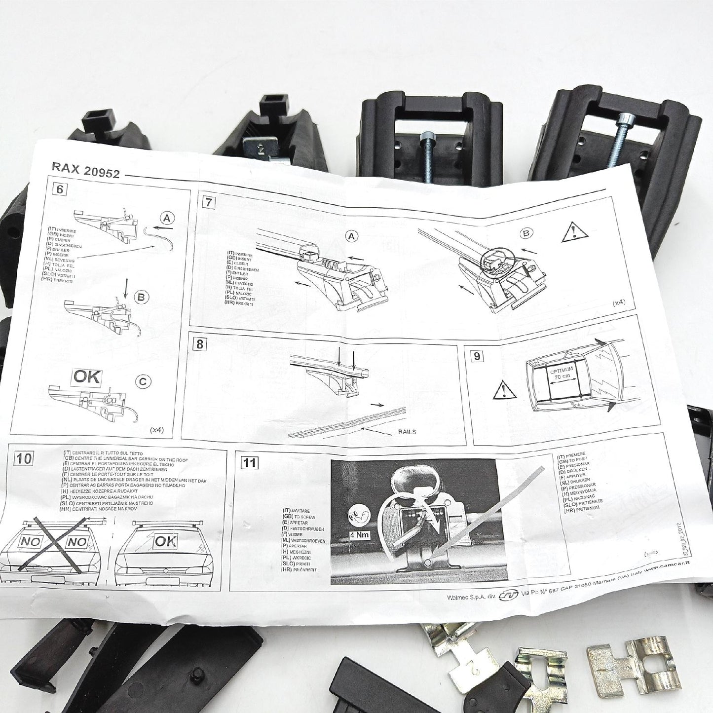 Tetrax CAM Rax 20952 Dachträger-System, vormontiert