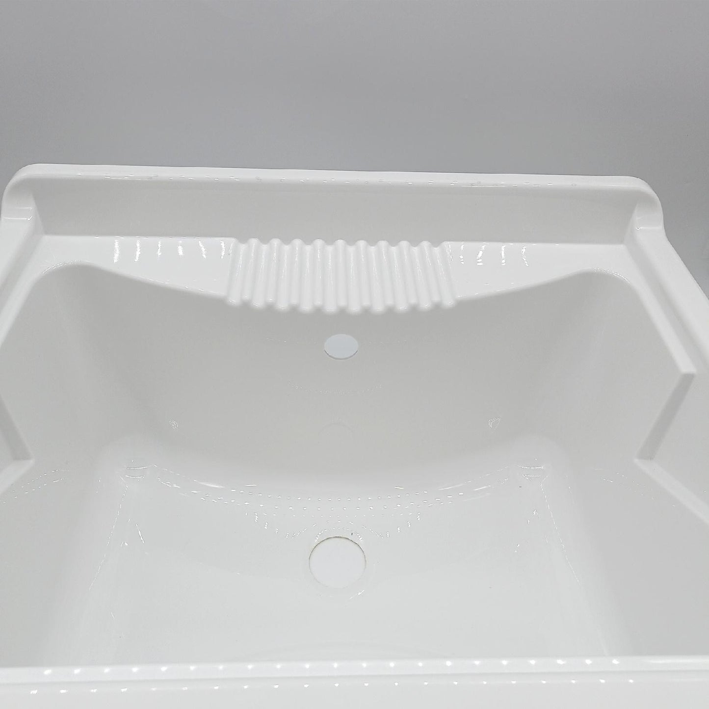 Negrari 9002KF garden Waschbecken, Badewanne und Achse weiß/Schrank und Türen Esche, L60P50H85 CM