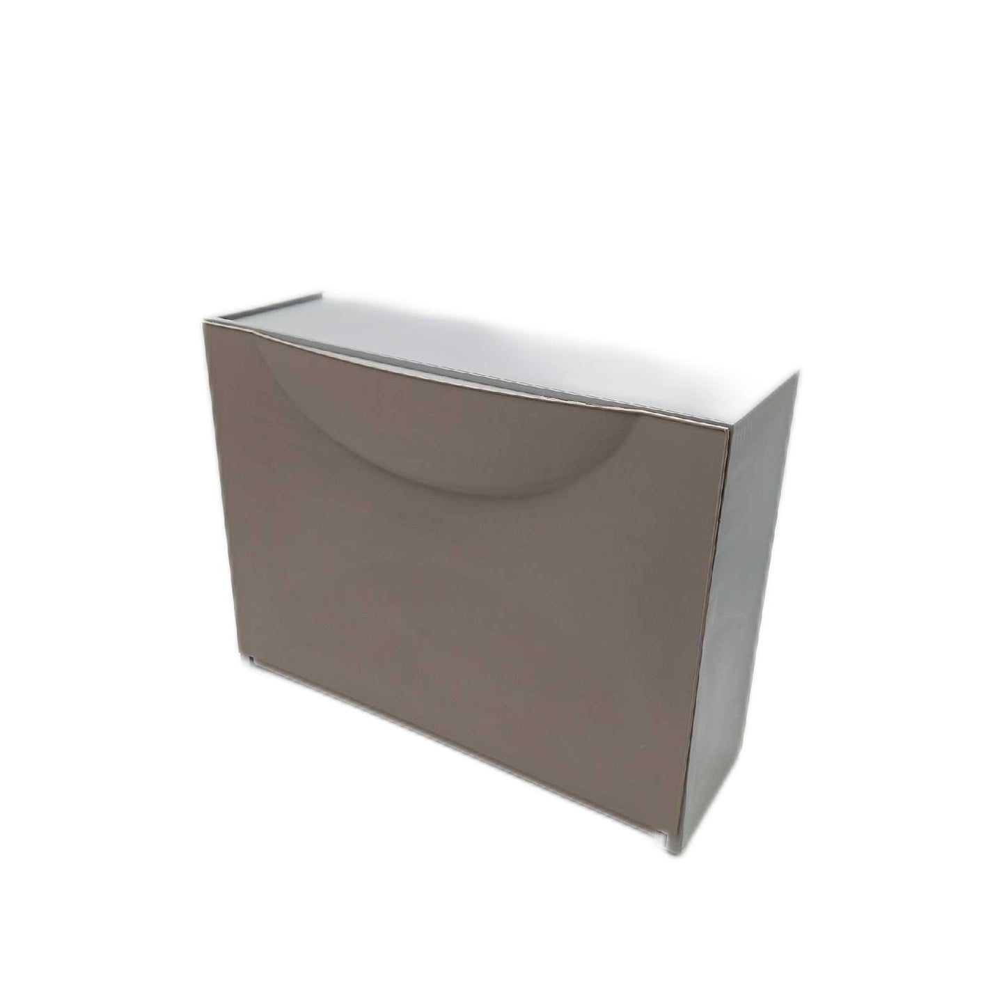 Terry Harmony Box Schuhregal, Kunststoff, Taupe, 51x19x39 cm