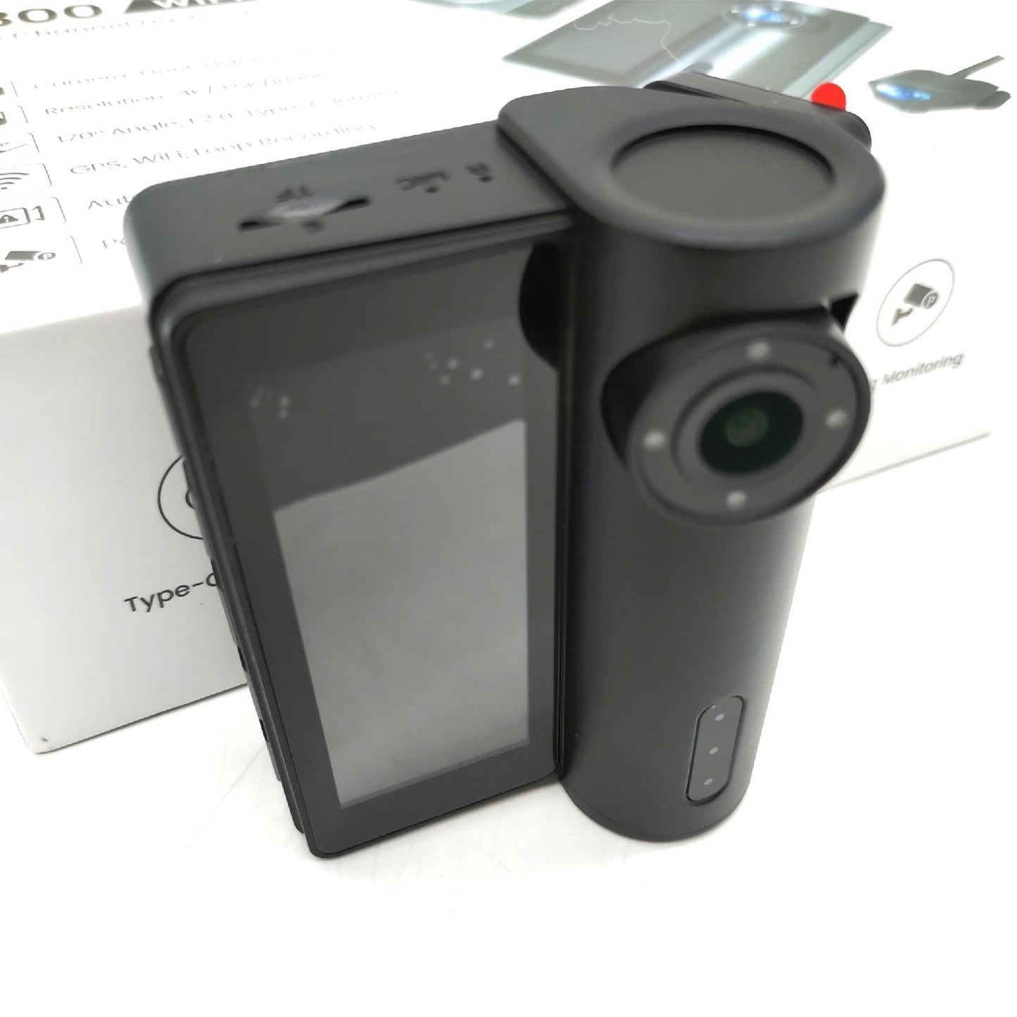 GKU Dashcam Display hat Gebrauchsspuren Schleier auf Display Verkehrsaufzeichner Tapferkeit