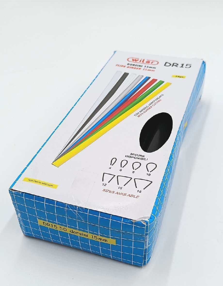 Alevar DORSINI Ordner A4 Ø 15 mm Kapazität 110 Blatt schwarz 50 Stück