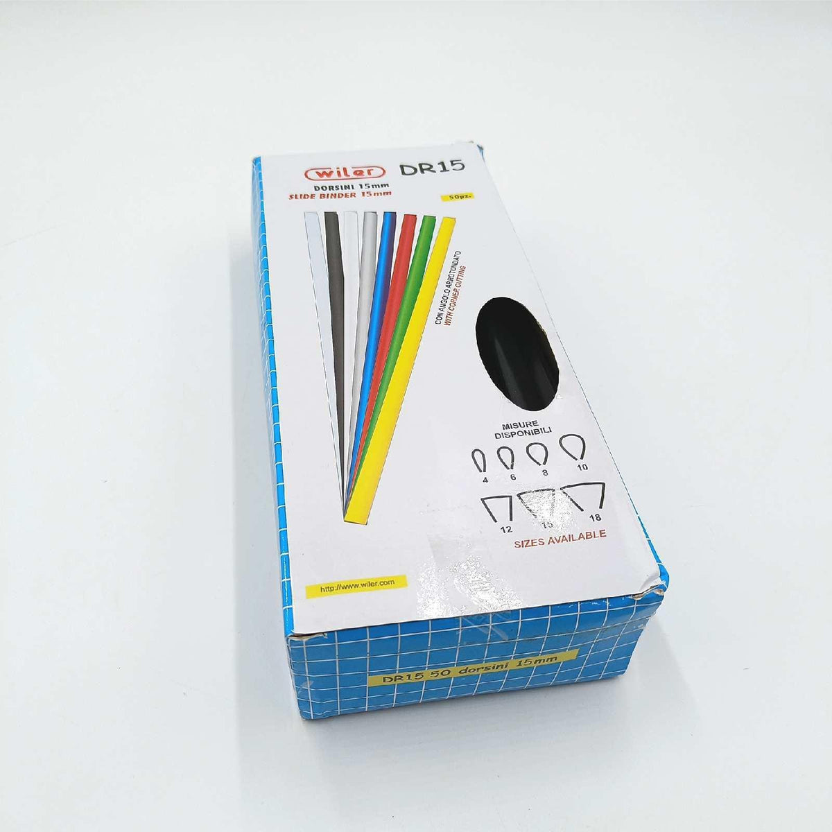 Alevar DORSINI Ordner A4 Ø 15 mm Kapazität 110 Blatt schwarz 50 Stück