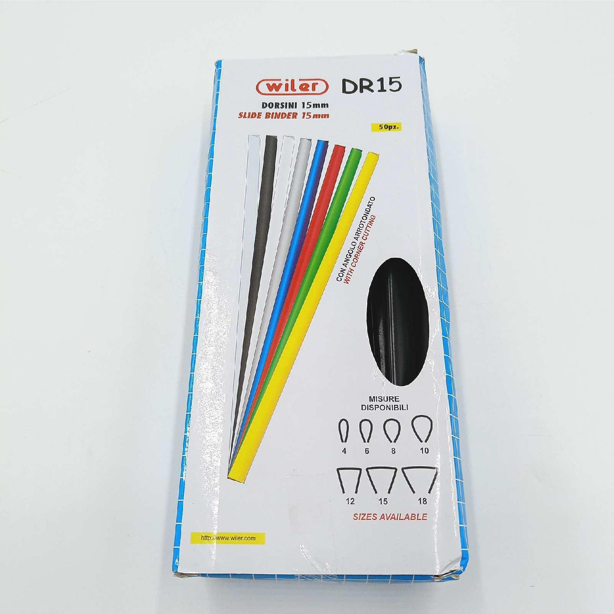 Alevar DORSINI Ordner A4 Ø 15 mm Kapazität 110 Blatt schwarz 50 Stück