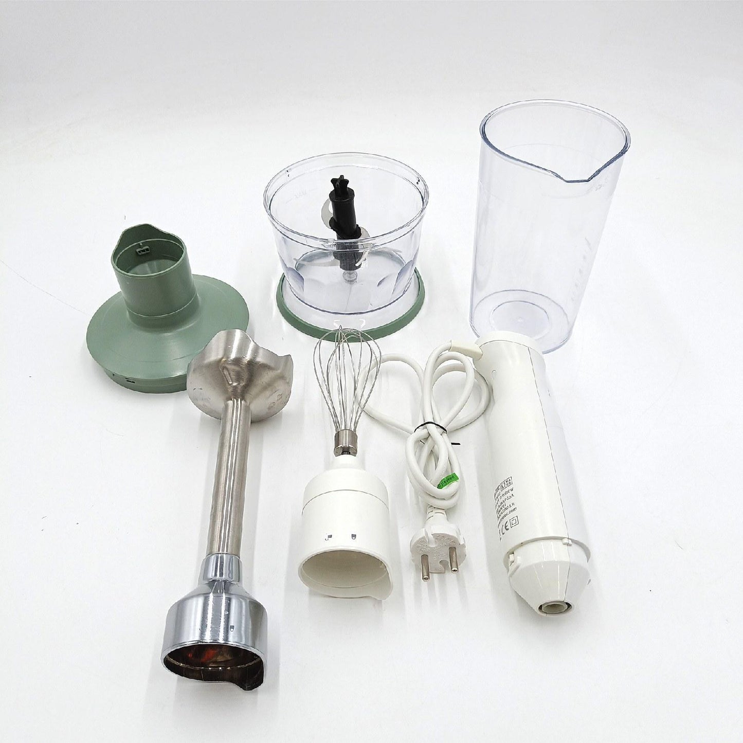 Imetec Frulla & Crea, C 3 Zubehörteile, Chopper, Schneebesen und BPA-freies Glas, extra großer Fuß, 2 Geschwindigkeiten, 1000 W, 15.000 U / min