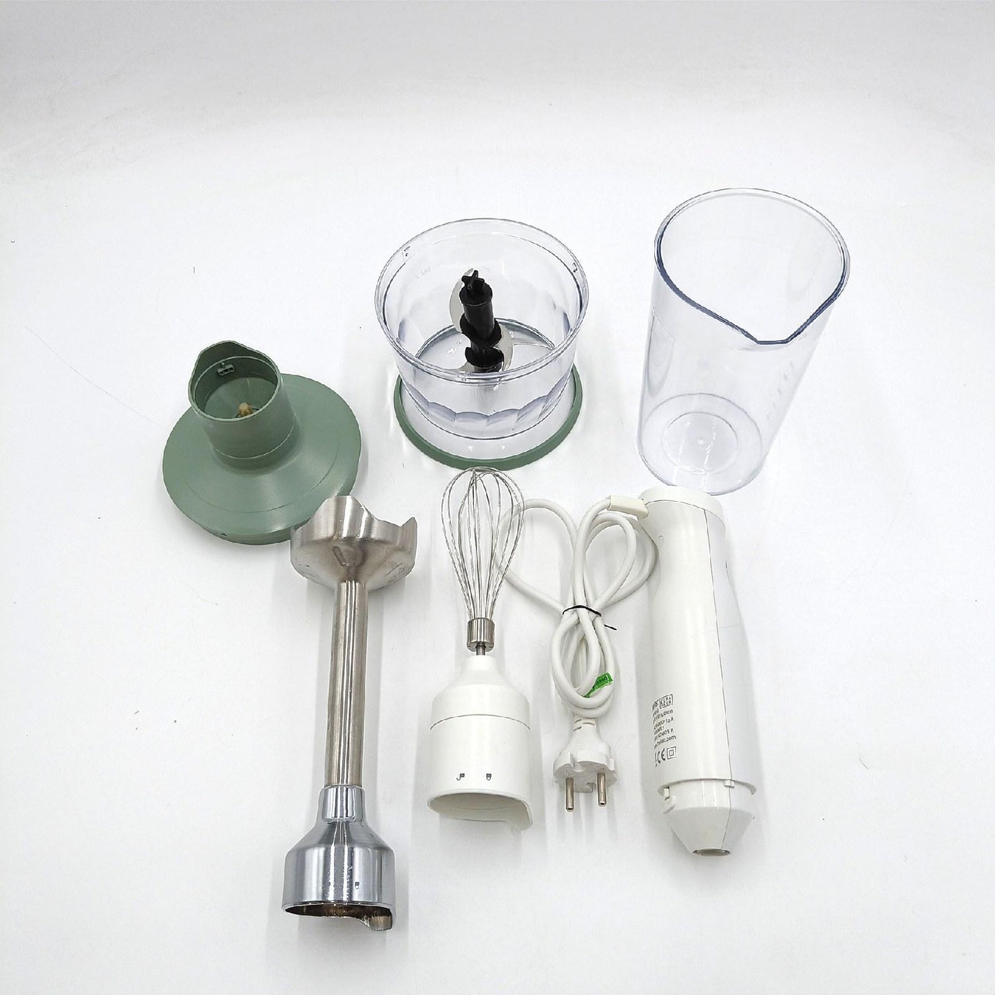 Imetec Frulla & Crea, C 3 Zubehörteile, Chopper, Schneebesen und BPA-freies Glas, extra großer Fuß, 2 Geschwindigkeiten, 1000 W, 15.000 U / min