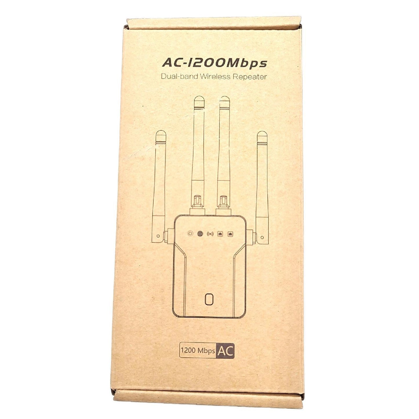 WiFi Repeater Wireless 1200Mbps Dual Band Extender 5GHz 2.4GHz Signalverstärker; Leistungsstark