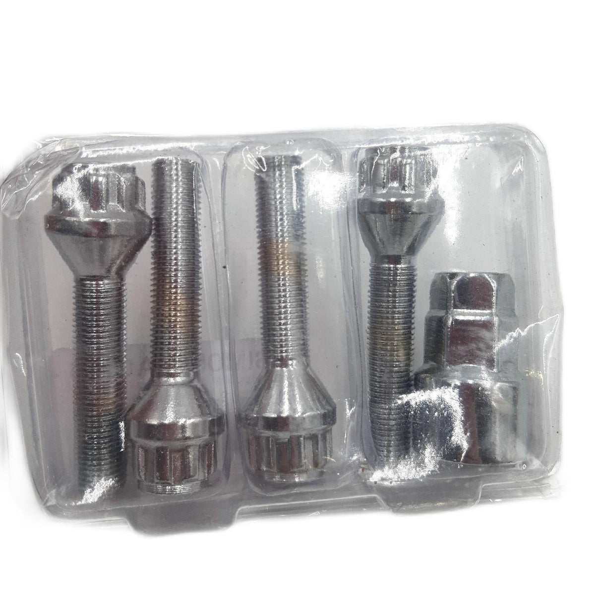 SIMONI RACING BRA/60 Set mit 4 Schrauben  Diebstahlsicherung  Schrauben für Räder  Schlüssel  17–19  M12 x 1 25  Länge 50 mm