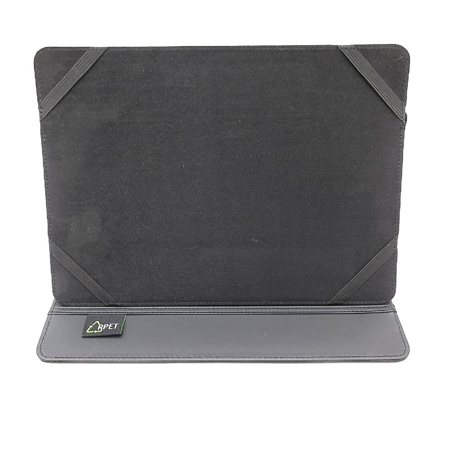Trust Mobile Primo Universal Hülle aus Recyclingmaterial für 10 Zoll-Tablets, Tasche Wird aus 6,5 Recycelten PET-Flaschen Hergestellt, Abdeckung Schutzhülle Case mit Ständer - Schwarz