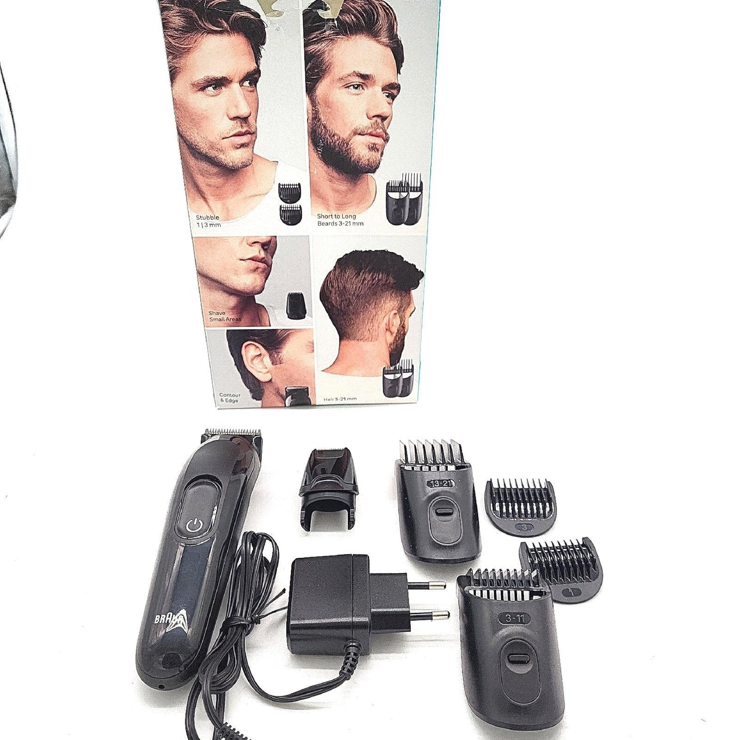 Braun Barttrimmer Bart und Haarpflege Set Bodygroomer 6 in 1 komfort