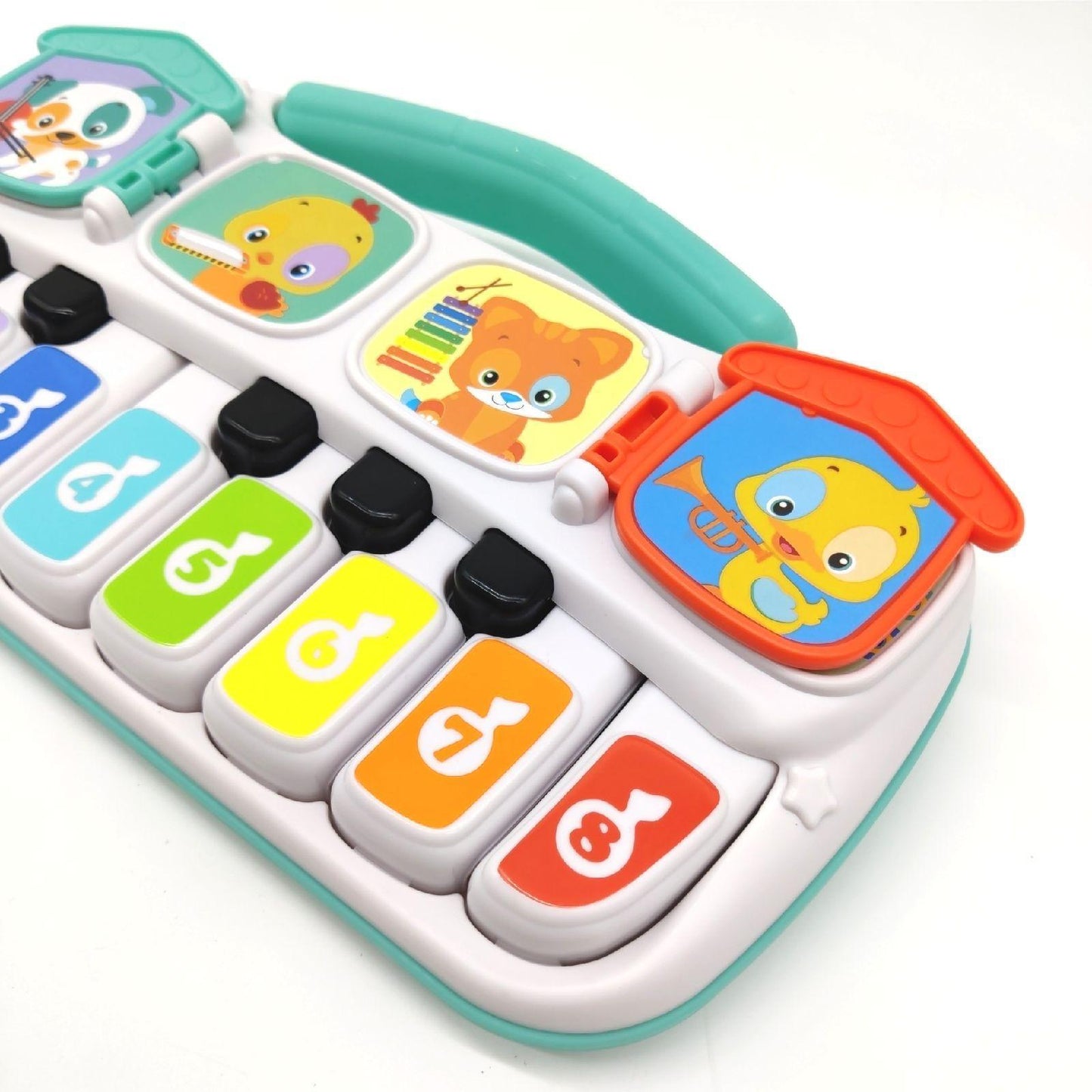 Clementoni Baby Spielzeug Musikinstrument Tier Piano Klangspaß für Kleinkinder