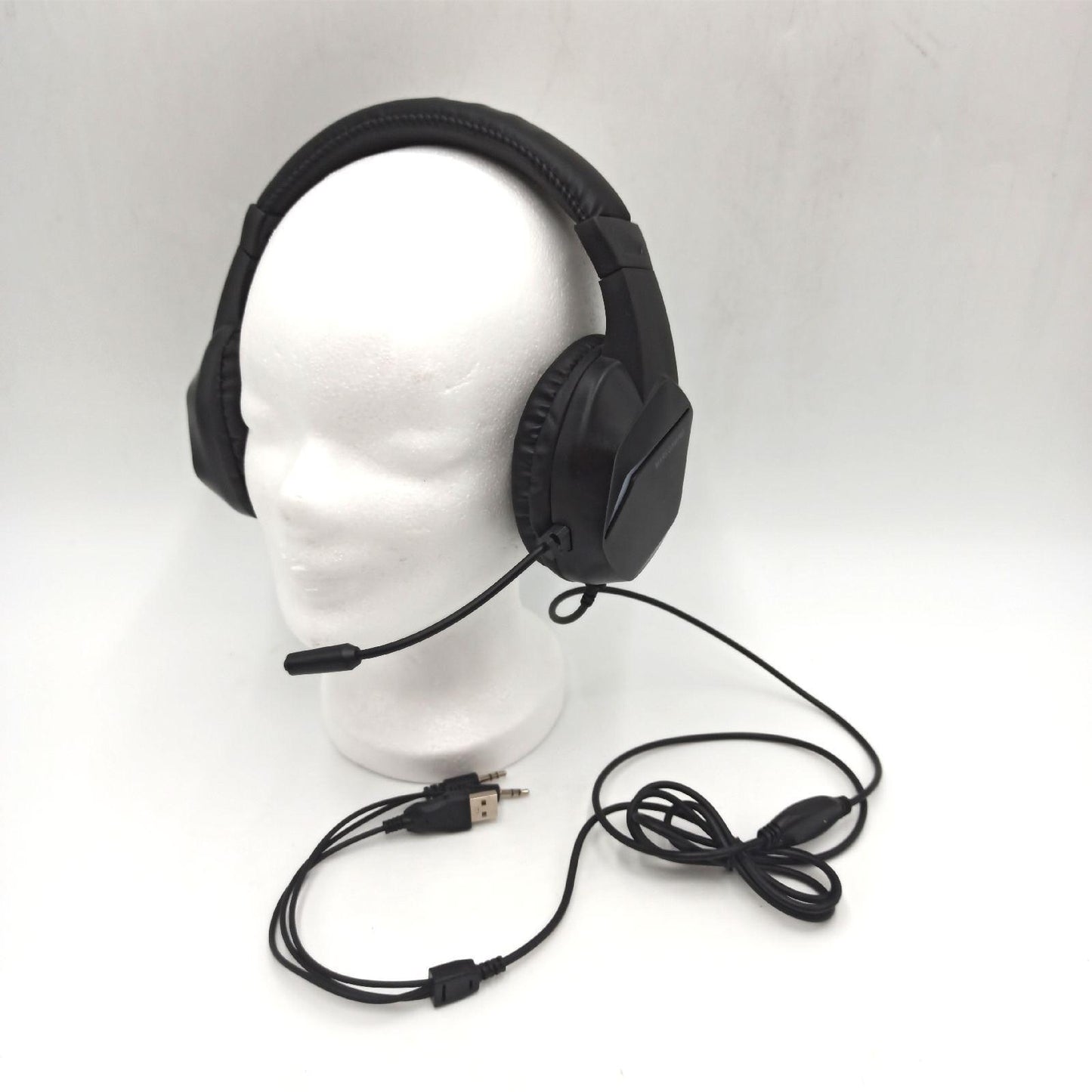 Mars Gaming Gaming MH122, FRGB Over Ear Kopfhörer mit Mikrofon, HiFi Sound, Geräuschunterdrückung, Ultraleichtgewicht, PS4 PS5 Xbox Switch Switch 2 Tablet Windows Mac, Schwarz, Large