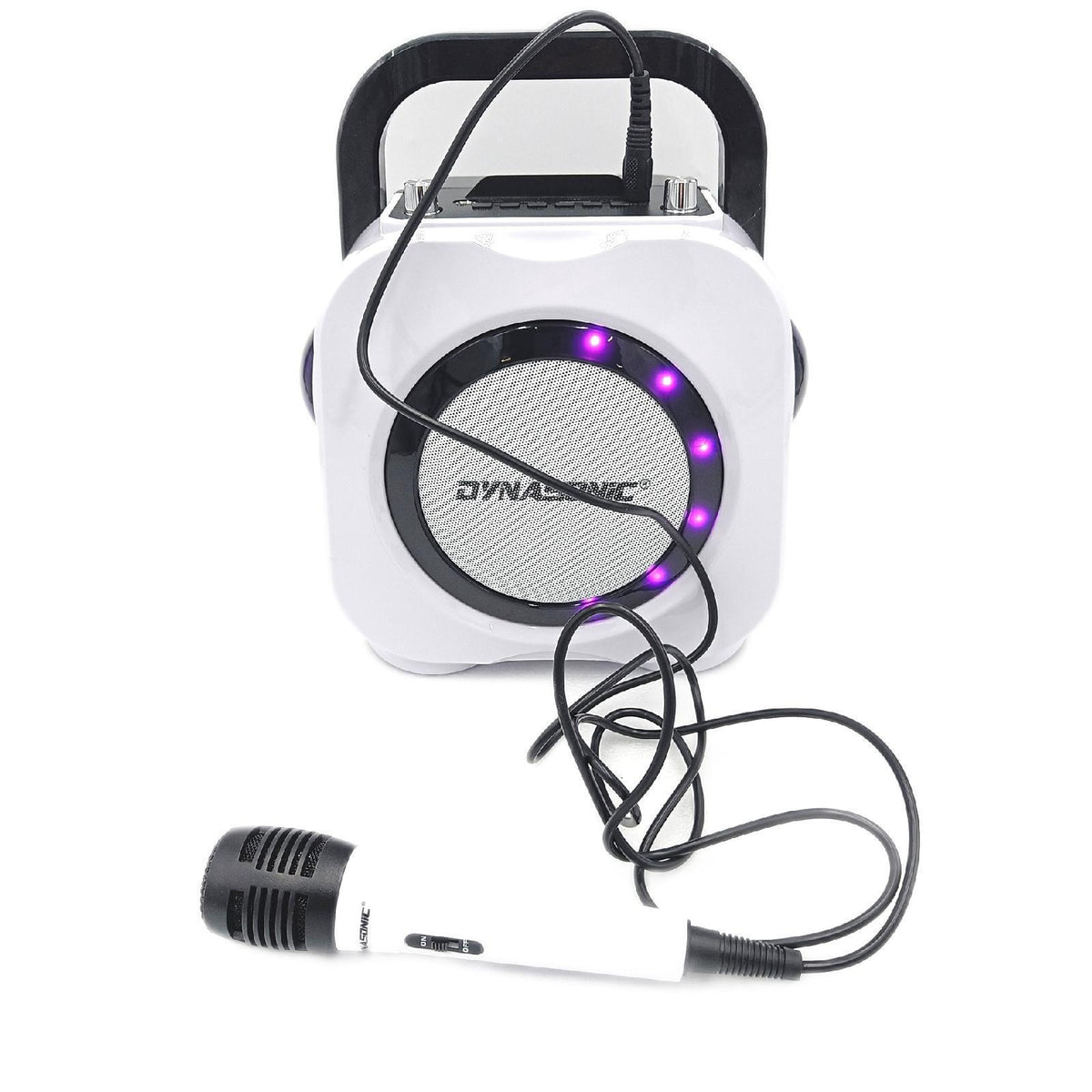 Dynasonisich Kabelloser Bluetooth Lautsprecher Led Karaokemaschine Mikrofon Defekt