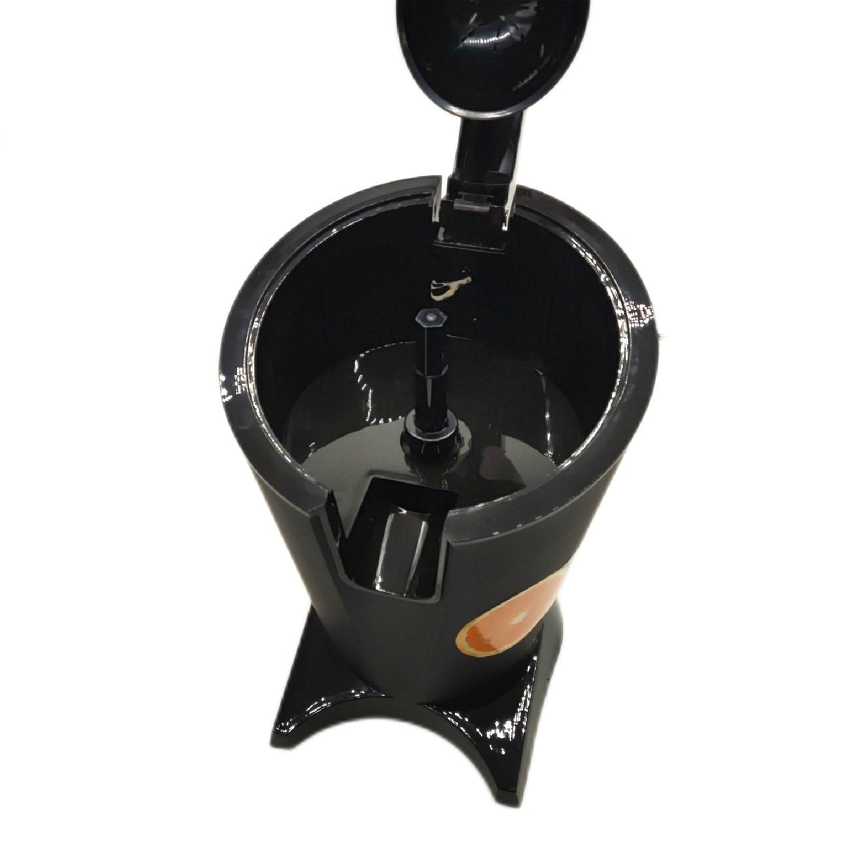 Cecotec Elektrische Arm Saftpresse EssentialVita Hyden 600 W Edelstahlsieb Druckhebel Tropfschutzsystem Spülmaschinenfest
