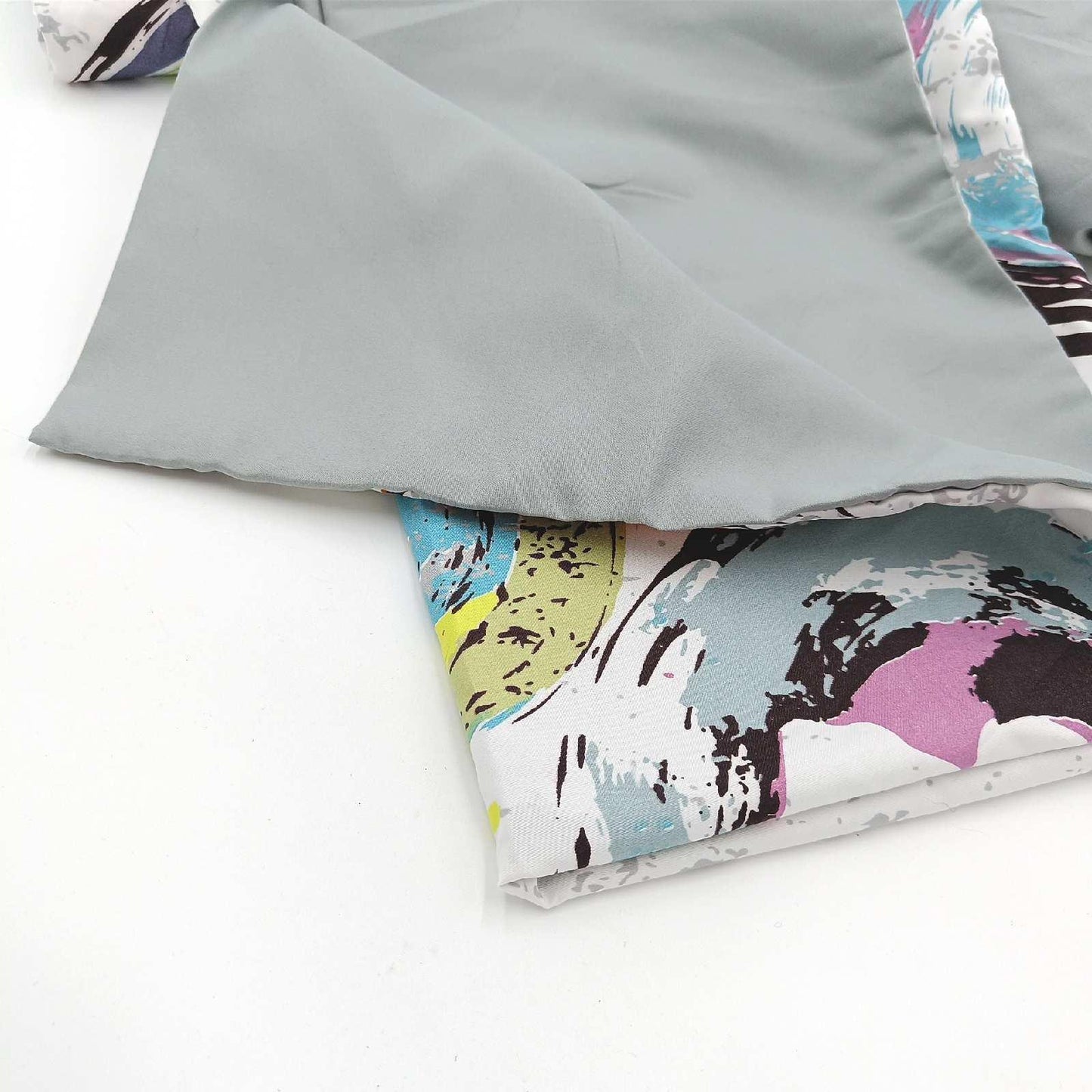 MB Home Bettwäsche Set Doppelbett Cerchi Astratti Italian Design Schlafzimmer Textilien