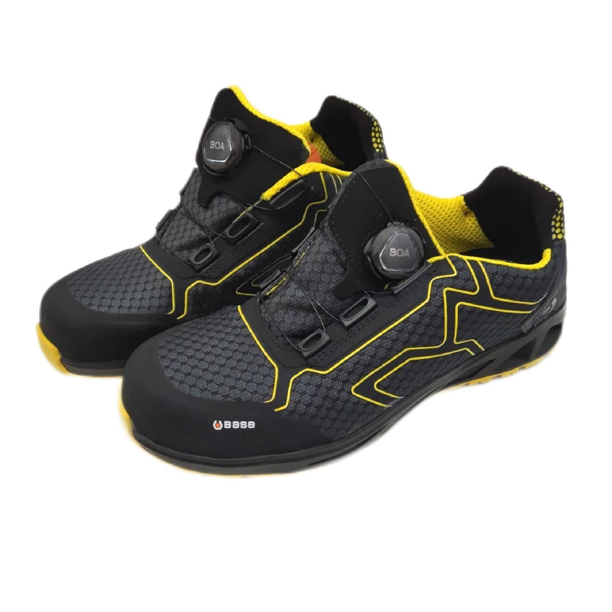 BASE Protection Damen K-rush sicherheitsschuhe  Schwarz Gelb  40 EU