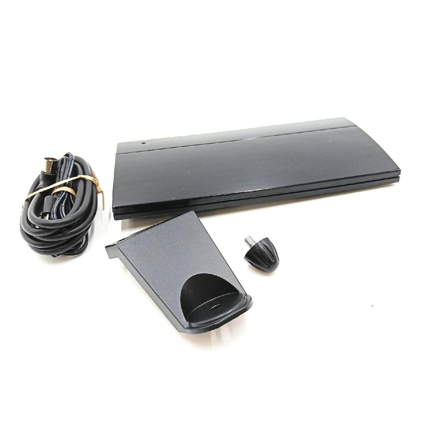 Meliconi AD Professional R1 TV-Antenne für den Innenbereich, mit 4G und 5G Filtern, für DVB-T2 HEVC Signale, Stromversorgung über USB, schwenkbar, schwarz, mittel