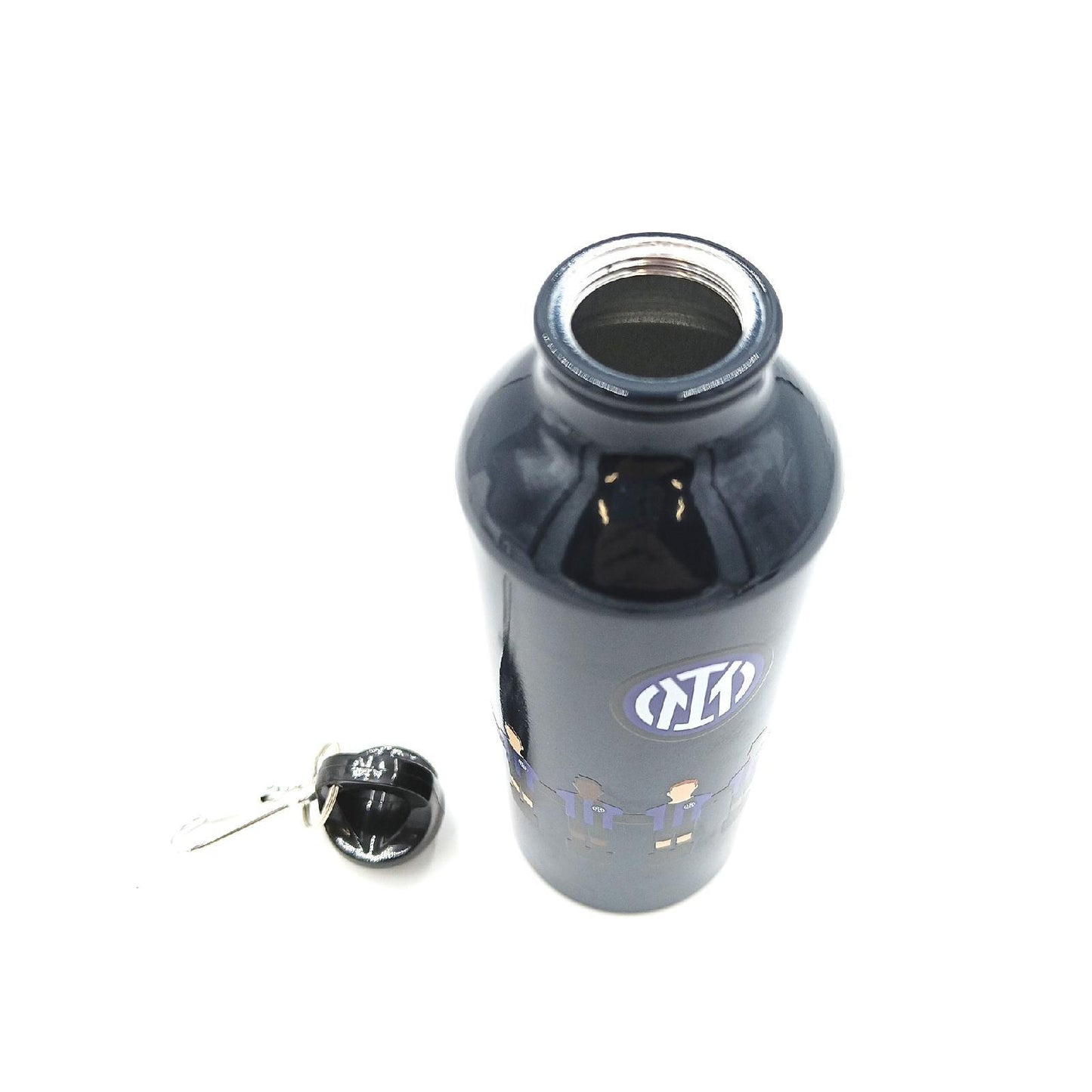 Inter Thermo Trinkflasche Kinder Schulbedarf 300 ml Fußball Kollektion International Milano Sport Teamfan