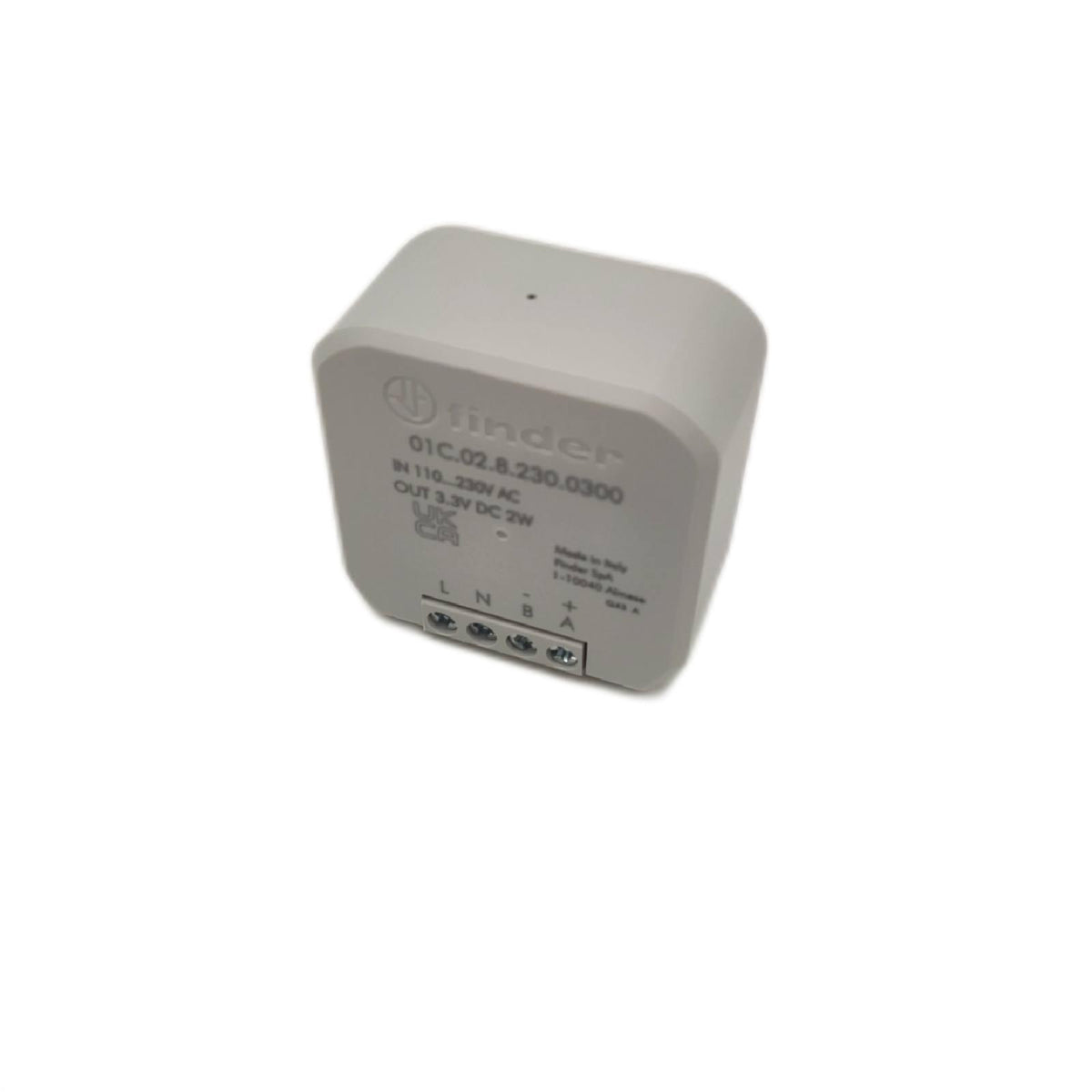 Finder Netzteil Typ 01C.02.8.230.0300 für BLISS WiFi 1C.91 und Typ 1C.61 next. Alternative zur Stromversorgung mit Batterien. Nennleistung 2 W. Versorgungsspannung 110…230 V AC