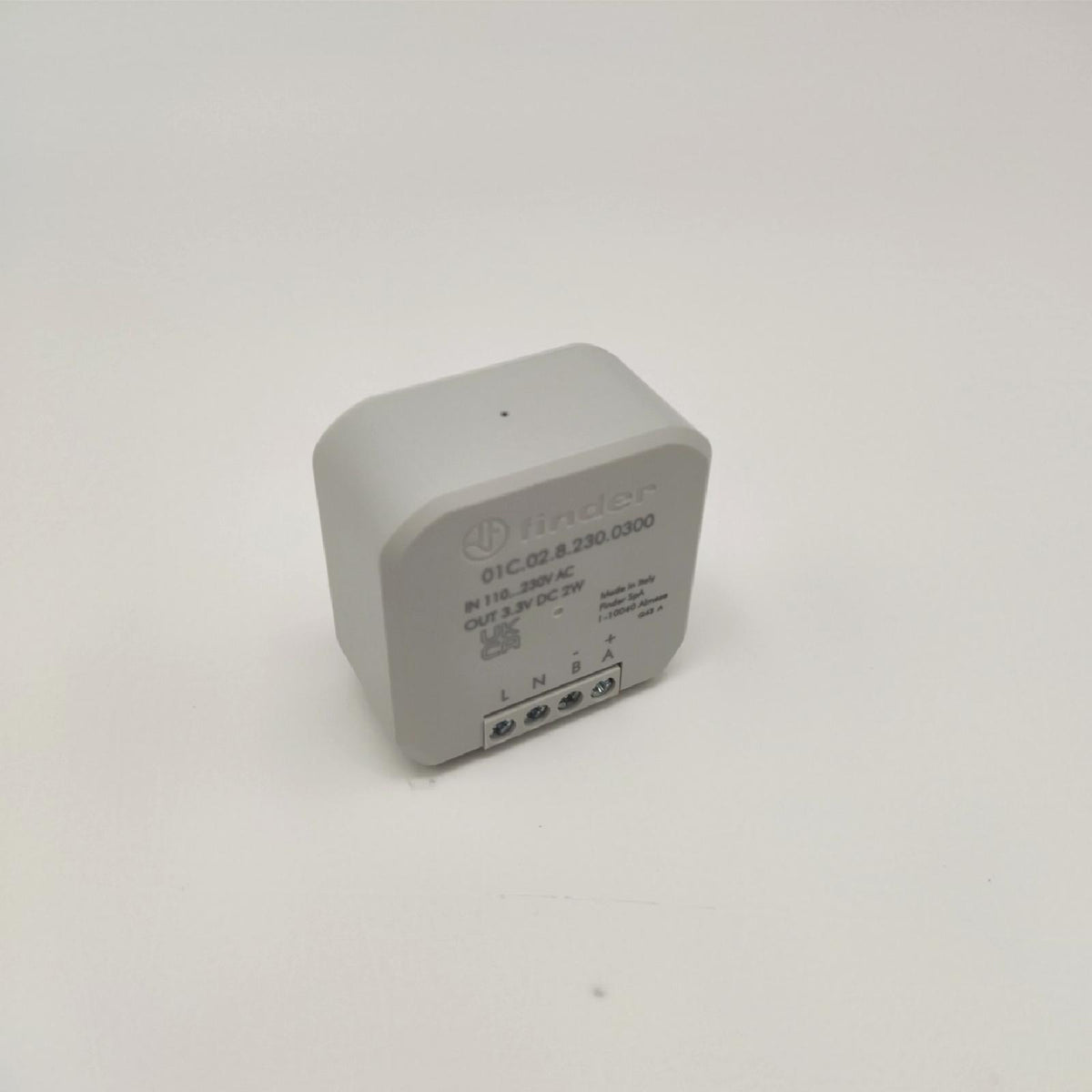 Finder Netzteil Typ 01C.02.8.230.0300 für BLISS WiFi 1C.91 und Typ 1C.61 next. Alternative zur Stromversorgung mit Batterien. Nennleistung 2 W. Versorgungsspannung 110…230 V AC