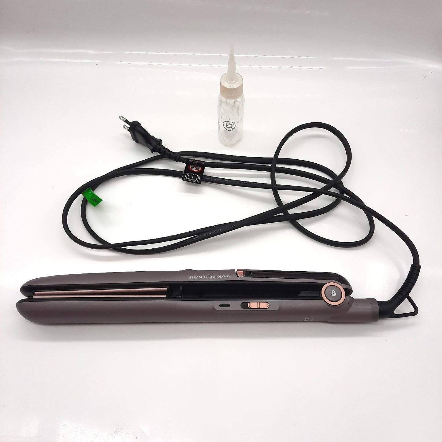 Bellissima Dampfglätter Haarpflege Bellissima Steam Ceramic Argan Oil 3 Temperaturstufen schnelle Aufheizzeit Sicherheitssystem