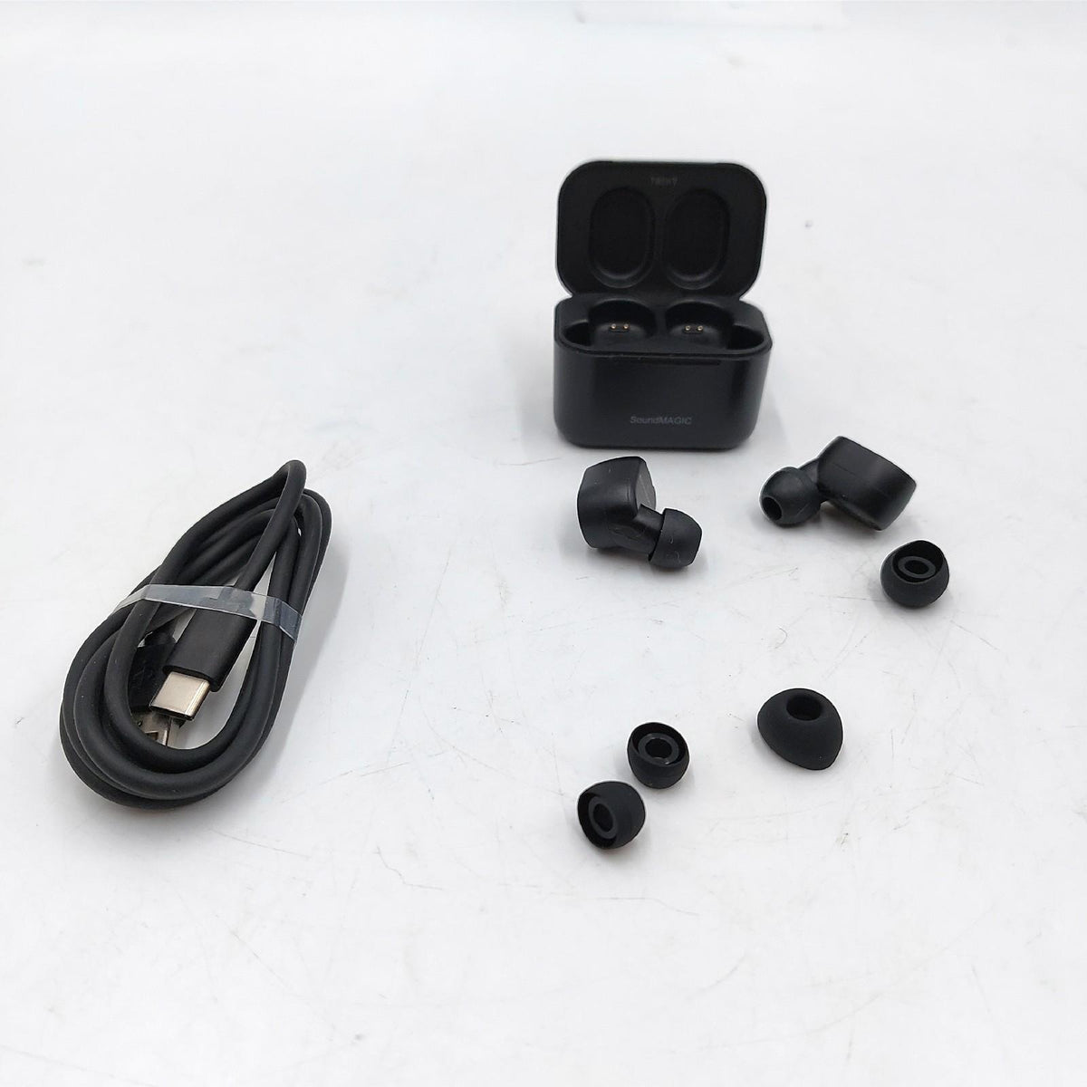 SoundMAGIC T60BT True-Wireless-Ohrhörer  Mikro  Hi-Fi  25h Akku  Schwarz