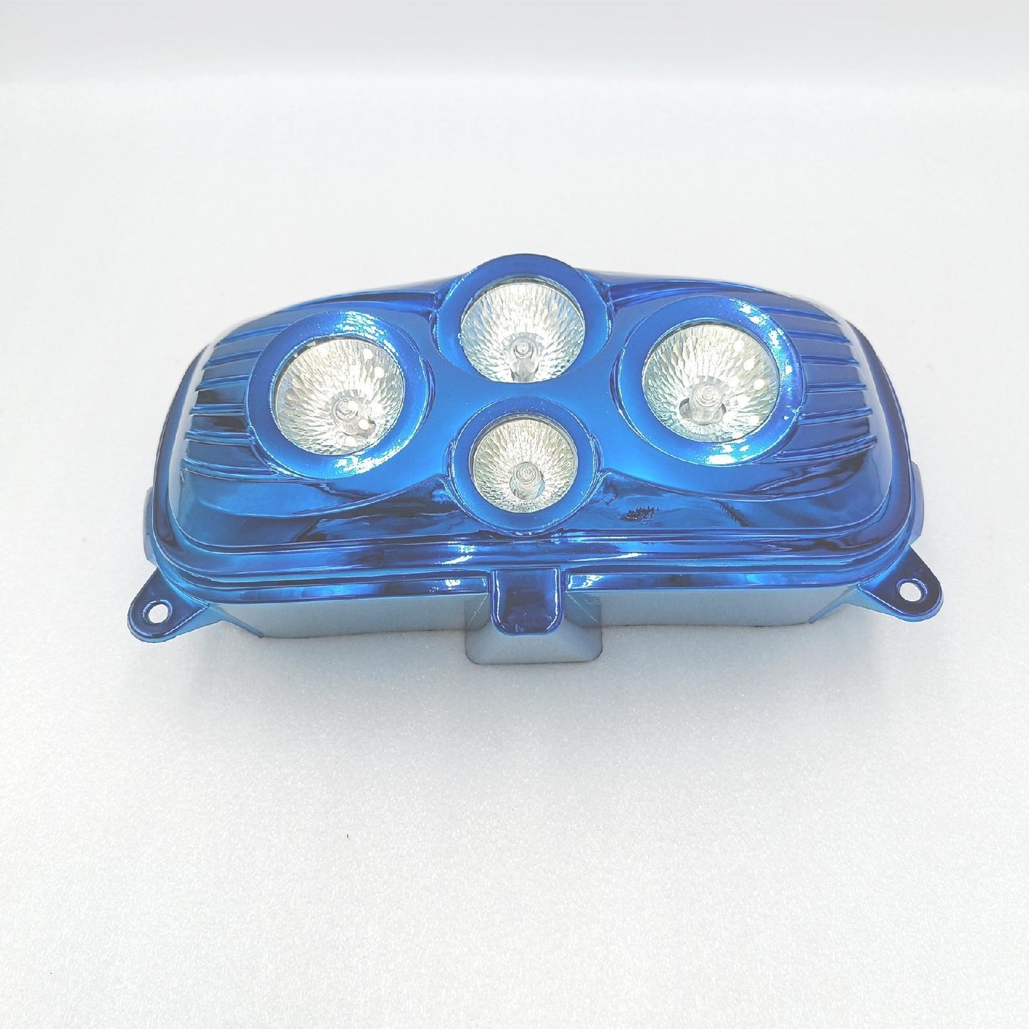 MASCHERA FARO ANTERIORE BLU CROMO 4 FARI BOOSTER BW'S D