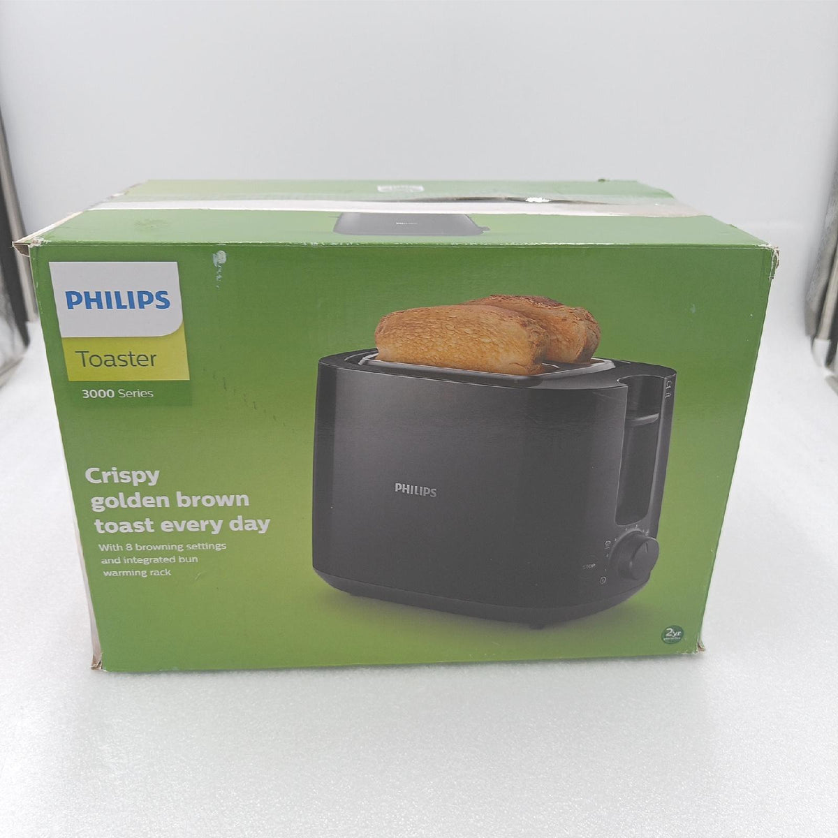 Philips Toaster Küchengeräte HD258190 Brötchenaufsatz 8 Brä