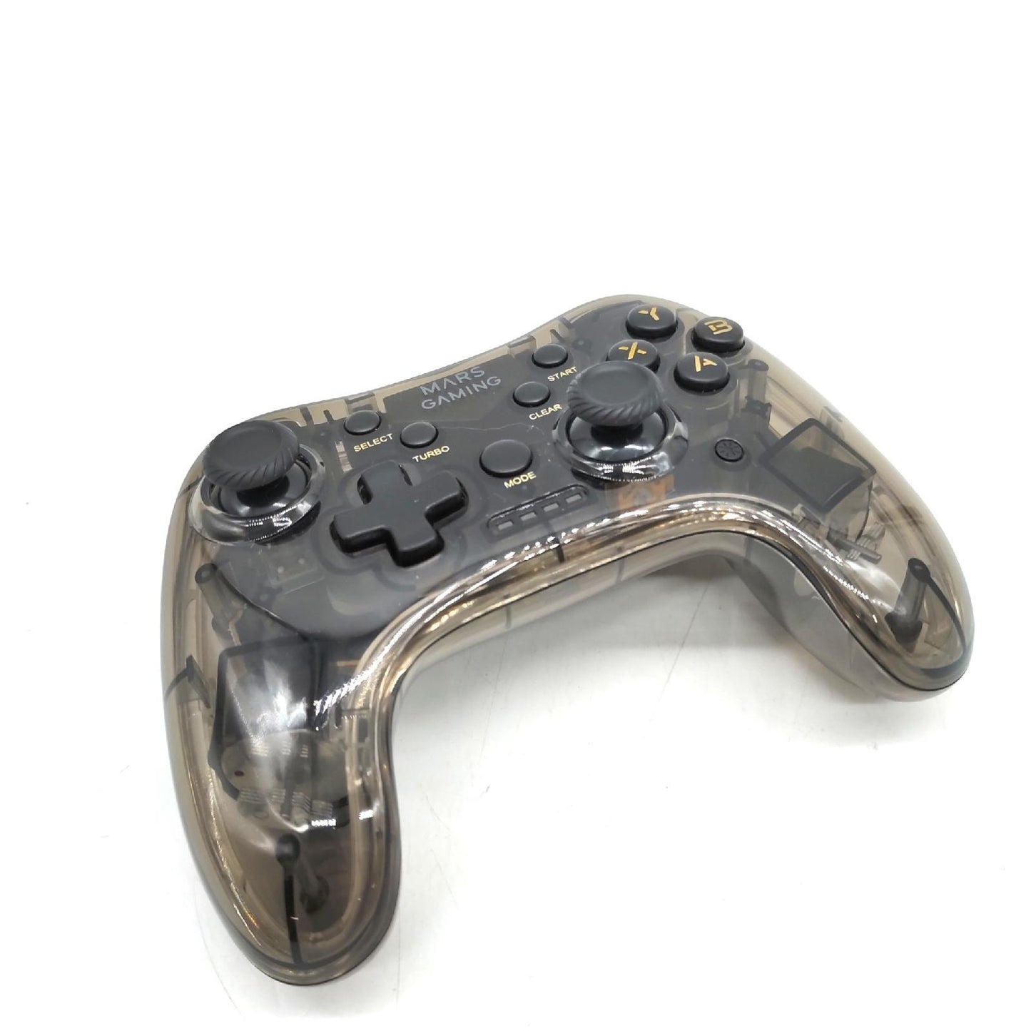 MarsGaming Wireless Controller Gamepad MGP 24 Gamer RGB Neon Dual Haptic Vibration Analog Jo