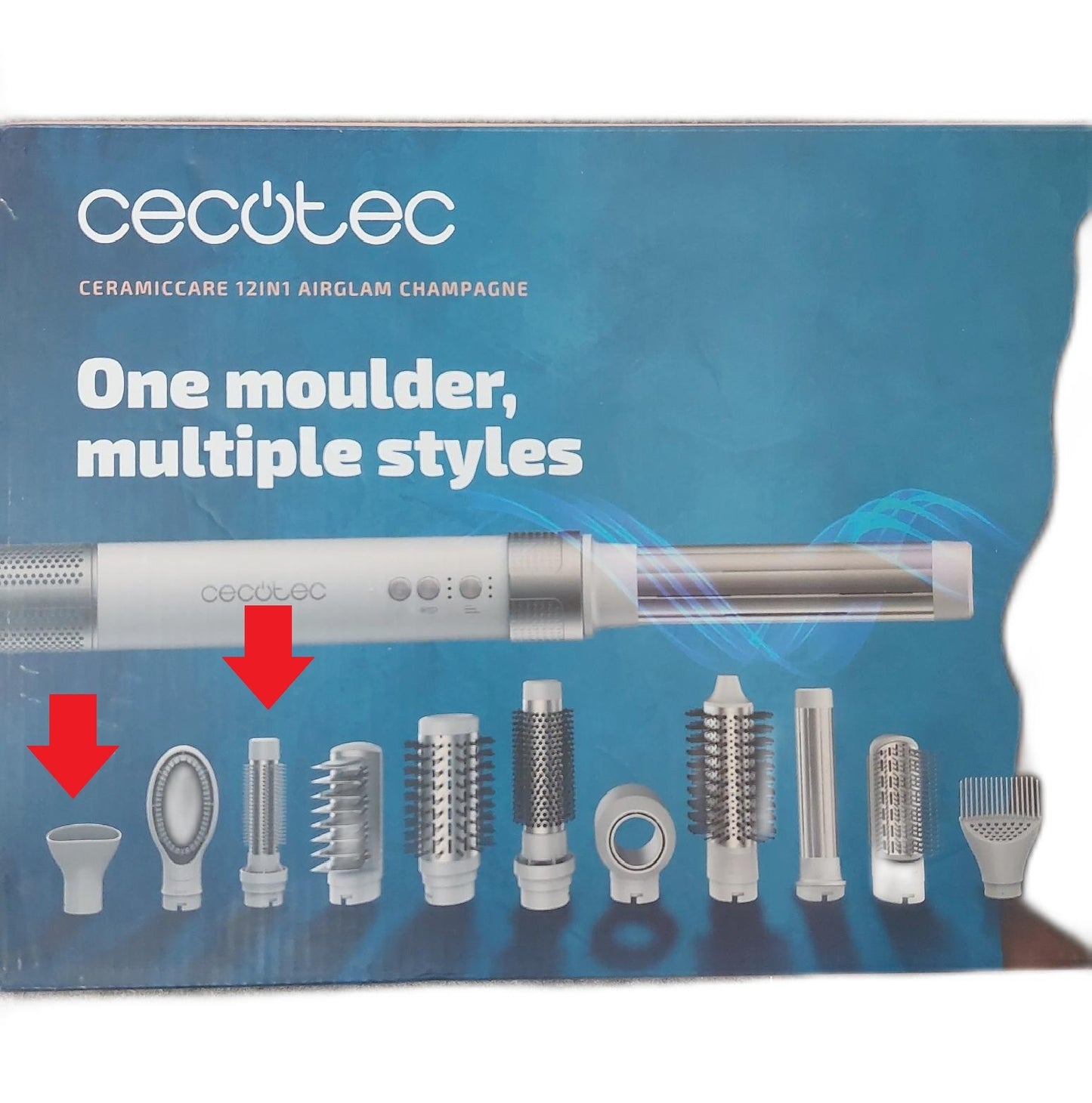 Cecotec Heissluftbuerste Haartrockner Styler Warmluftb
