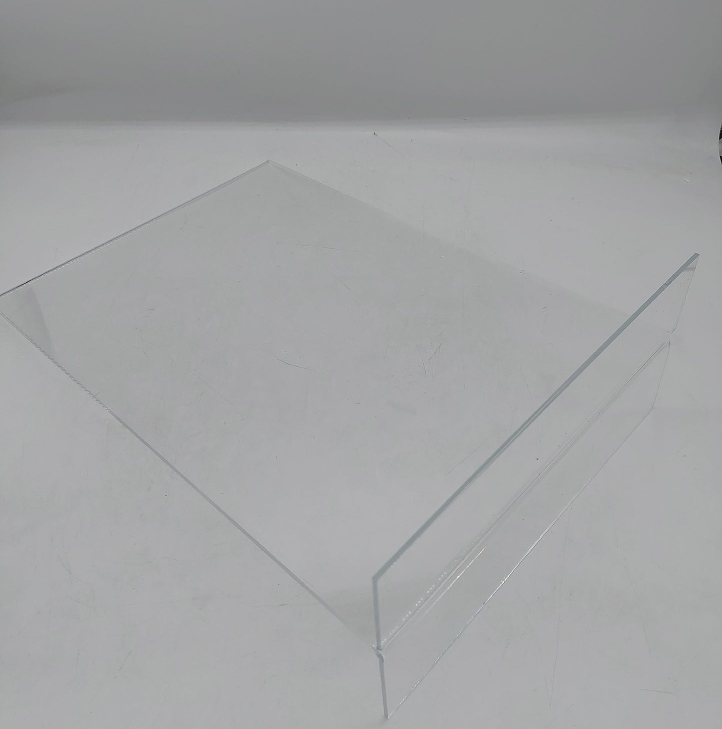 PLEXIGLAS Werbeaufsteller Tischaufsteller Hochformat DIN A3 Displayschutz elegant langleb