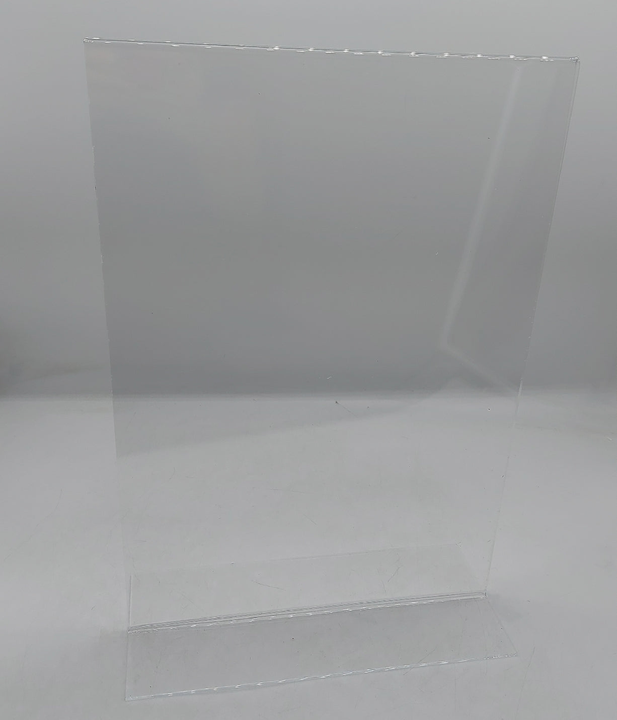 PLEXIGLAS Werbeaufsteller Tischaufsteller Hochformat DIN A3 Displayschutz elegant langleb