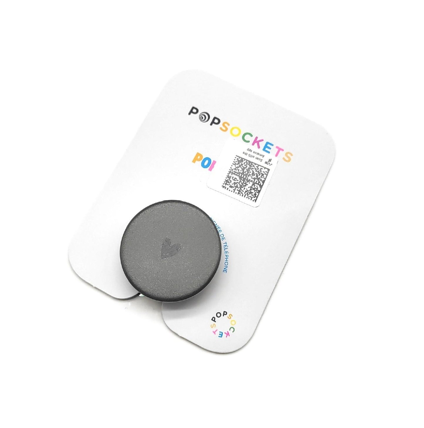 PopSockets Klebender PopGrip Smartphone Zubehör Schwarz Dunkelgrün Minimalistisch Herz Design