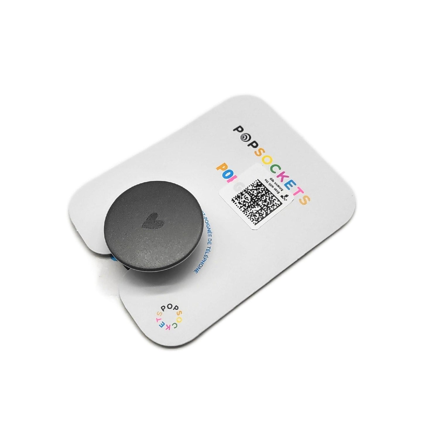 PopSockets Klebender PopGrip Smartphone Zubehör Schwarz Dunkelgrün Minimalistisch Herz Design