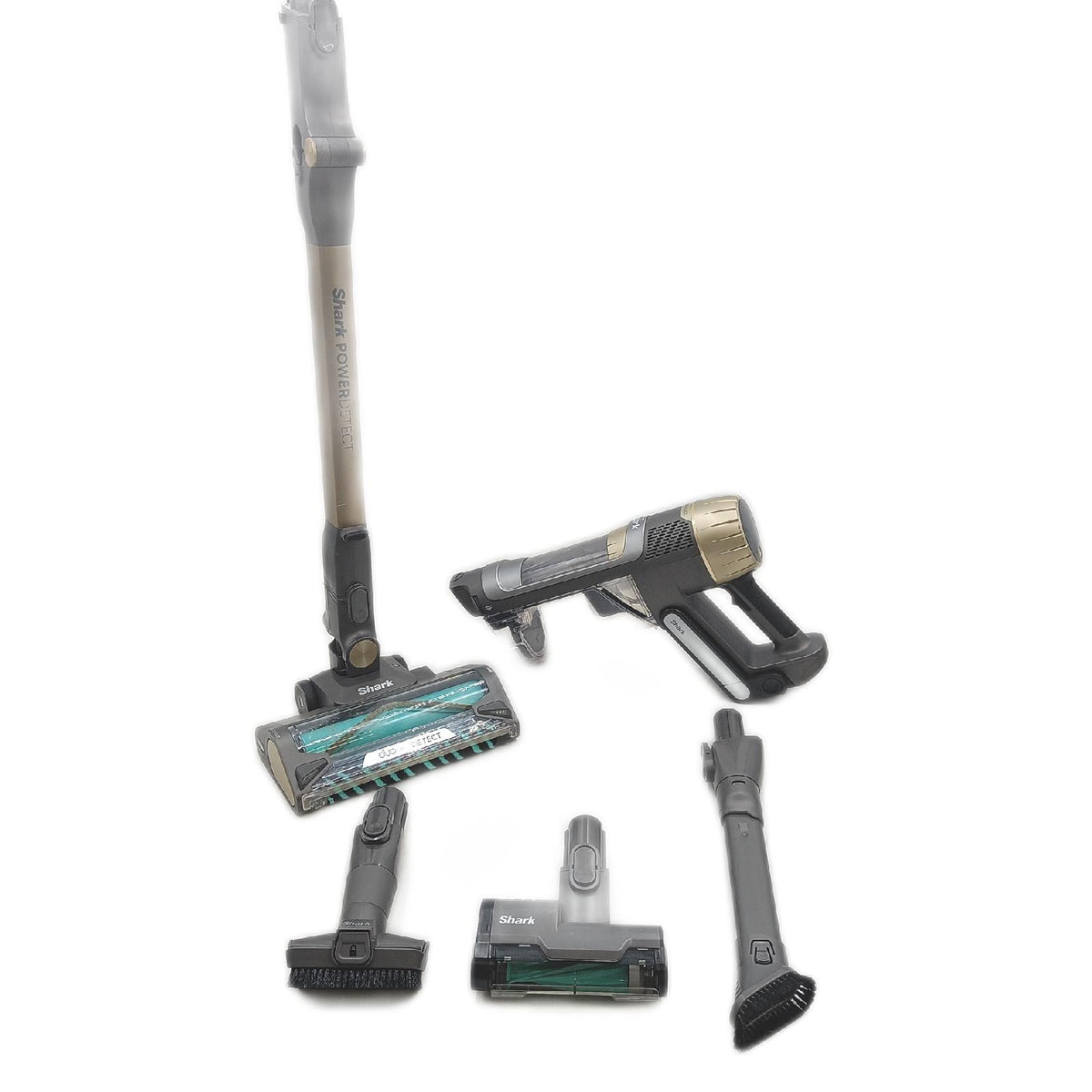 Shark Clean Empty Akku Staubsauger Absaugstation Gold leichte Gebrauchsspuren