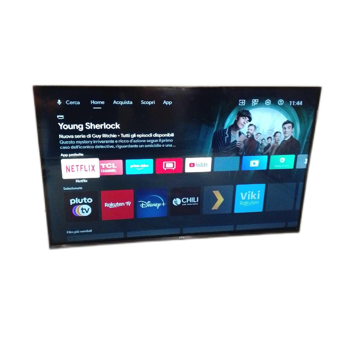 TCL 32V5C 32 Zoll Full HD Smart QLED Fernseher ohne Füße