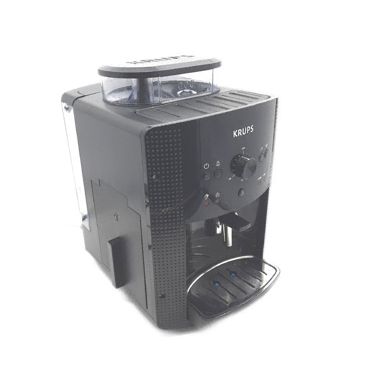 Krups Automatic Espresso Machine YY8125FD Beans Kaffeemühle mit Handdruck (15 Ba