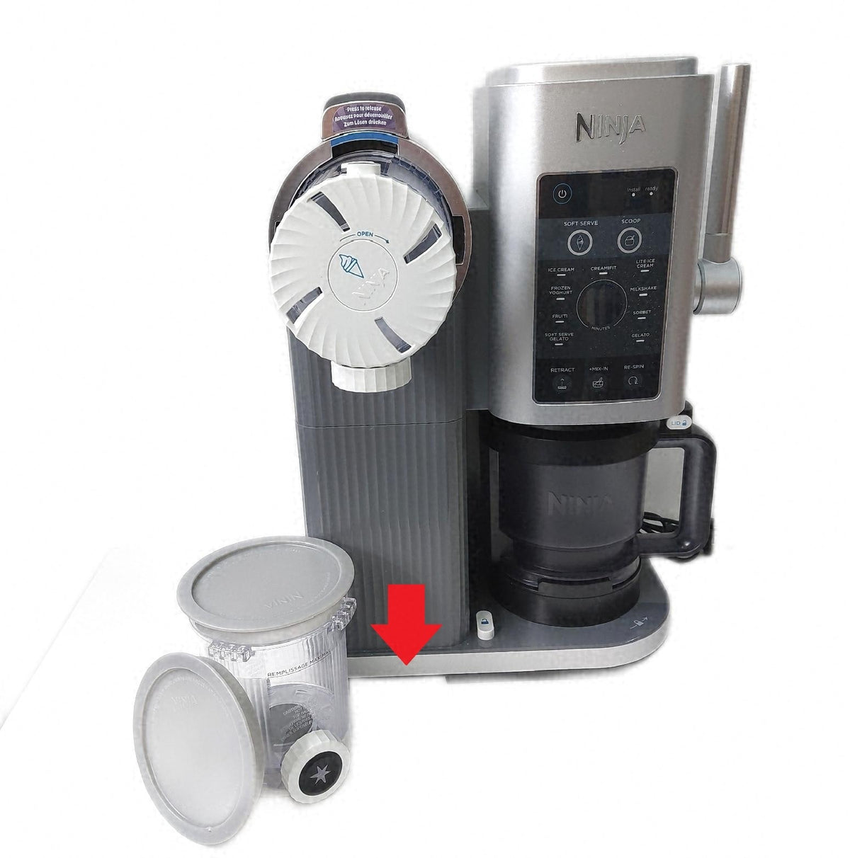 Ninja CREAMi Scoop Swirl Eismaschine 2 Behälter 13 Funktionen