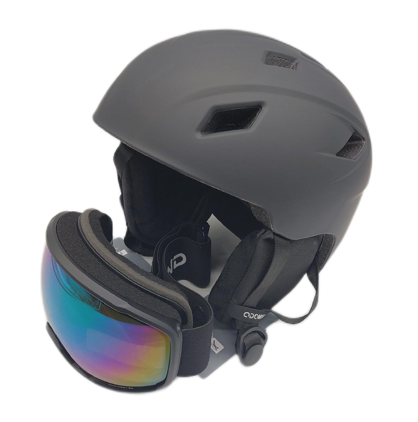 Odoland Skihelm Set Snowboard Snowboardausrüstung Wintersport Sicherheitsschutz Wintersport