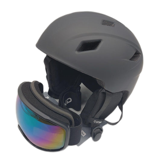 Odoland Skihelm Set Snowboard Snowboardausrüstung Wintersport Sicherheitsschutz Wintersport