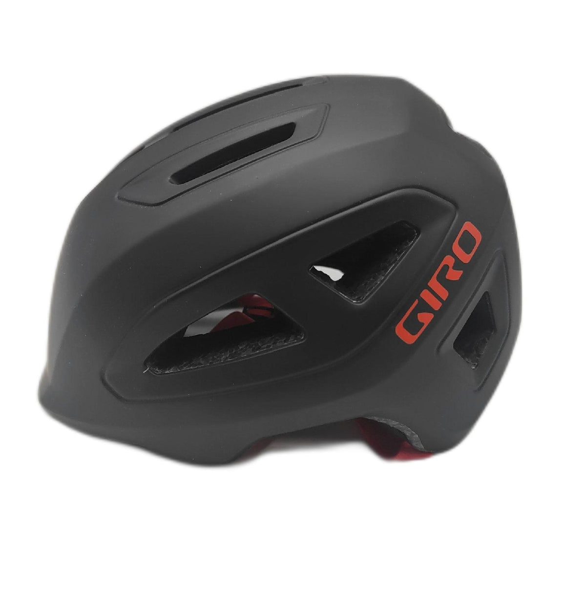 Giro Scamp II Fahrradhelm Matt Schwarz Rot Gr S Kinderhelm Schutzhelm leicht