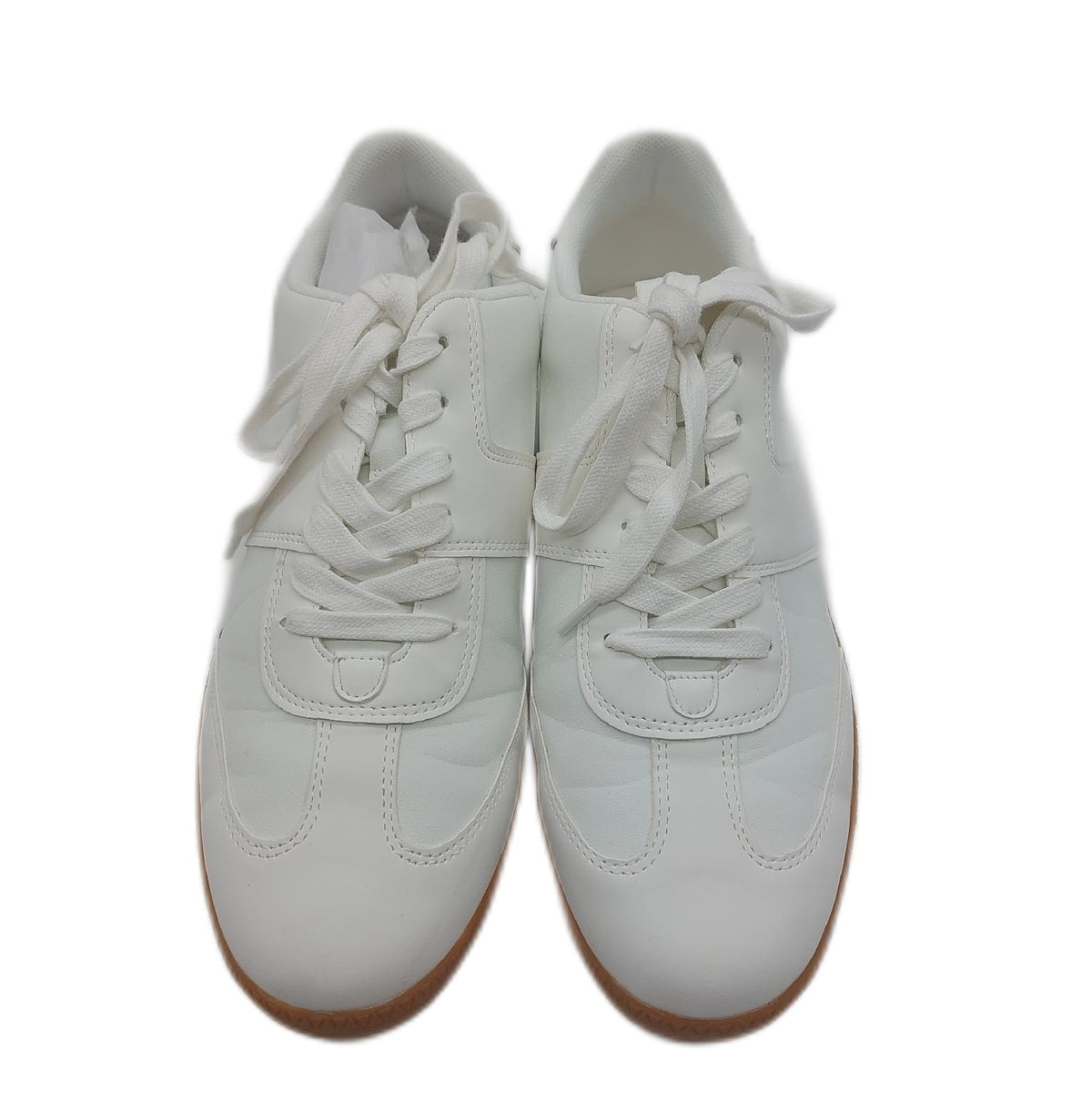 Amazon Essentials Damen Sneaker Retro Low Weiß Kunstleder Kunstwildleder 41 EU