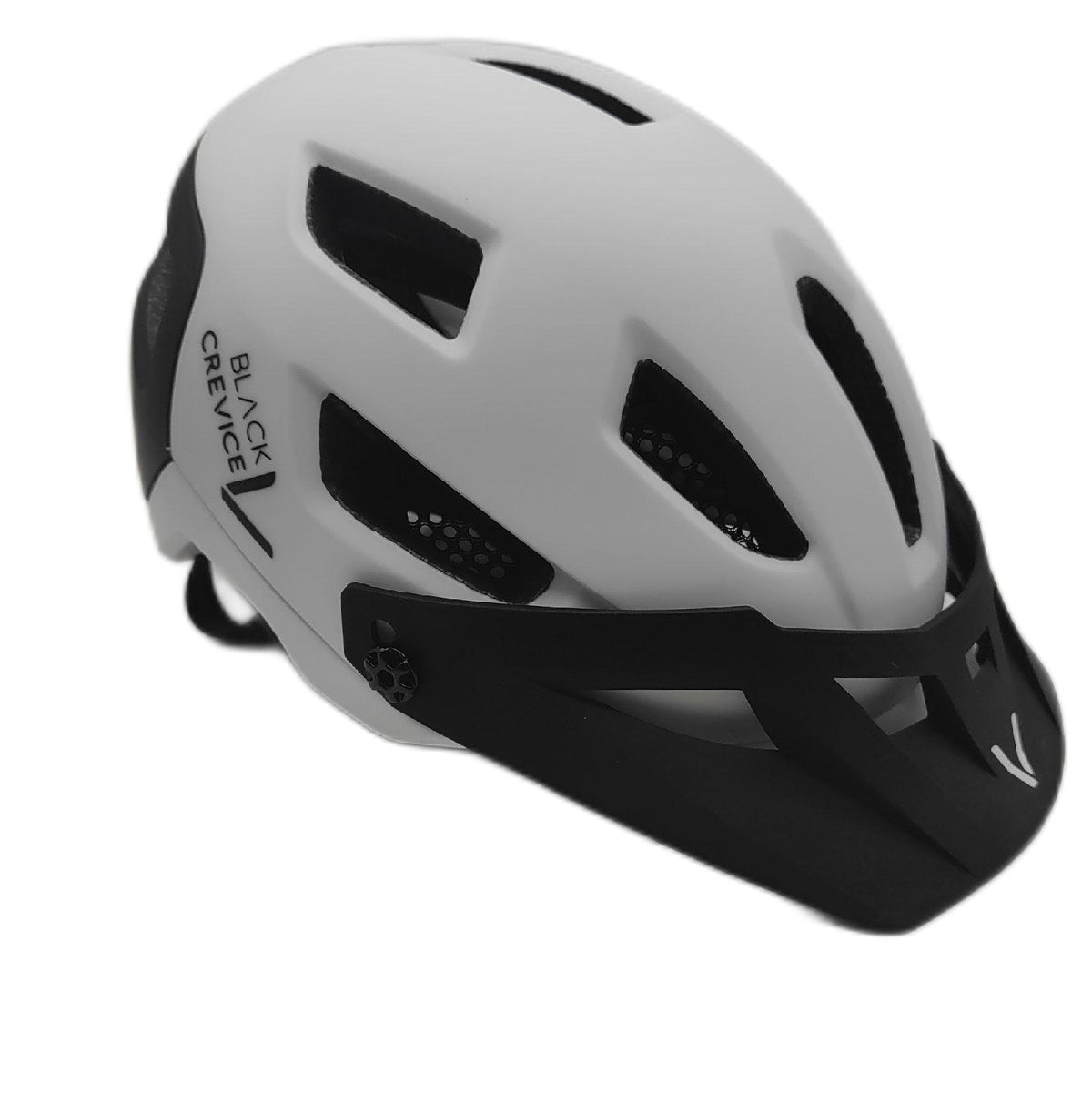 Black Crevice Crevice MTB Fahrradhelm Weiß Schwarz Gr S M 54 58 cm Helme
