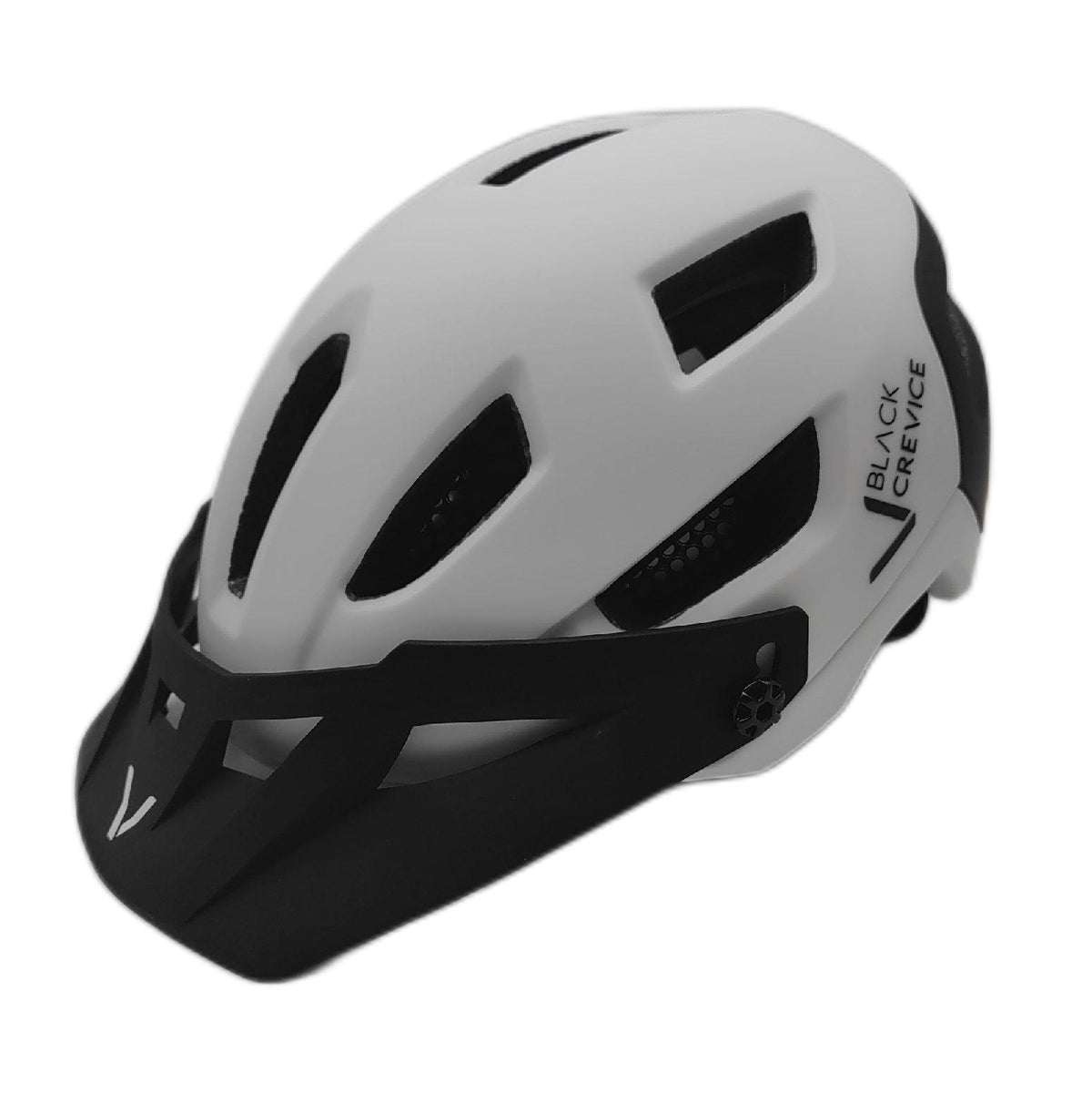 Black Crevice Crevice MTB Fahrradhelm Weiß Schwarz Gr S M 54 58 cm Helme