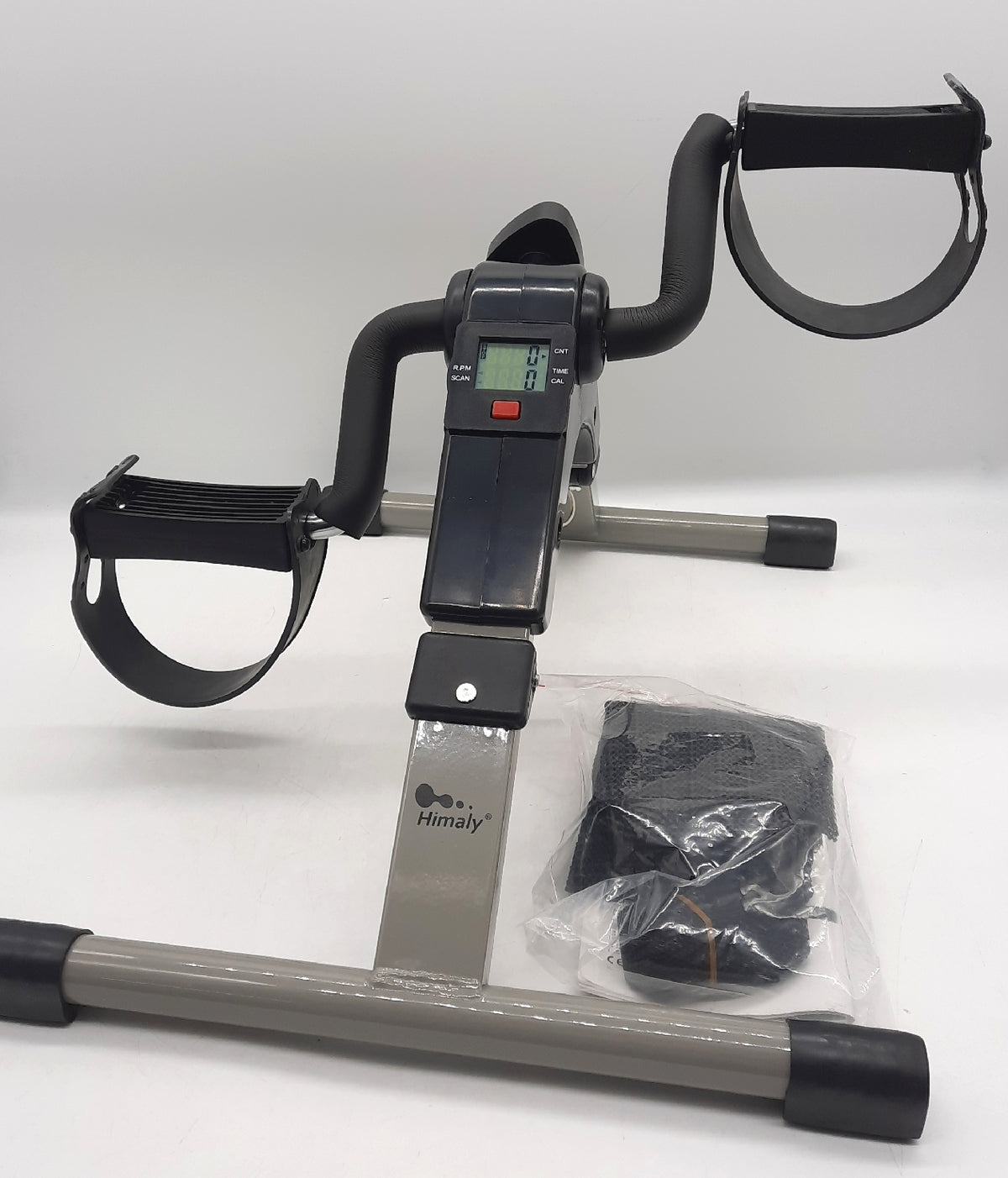 Himaly Minibike Heimtrainer Pedaltrainer mit LCD Monitor einstellbarer Widerstand Arm und Beintrainer